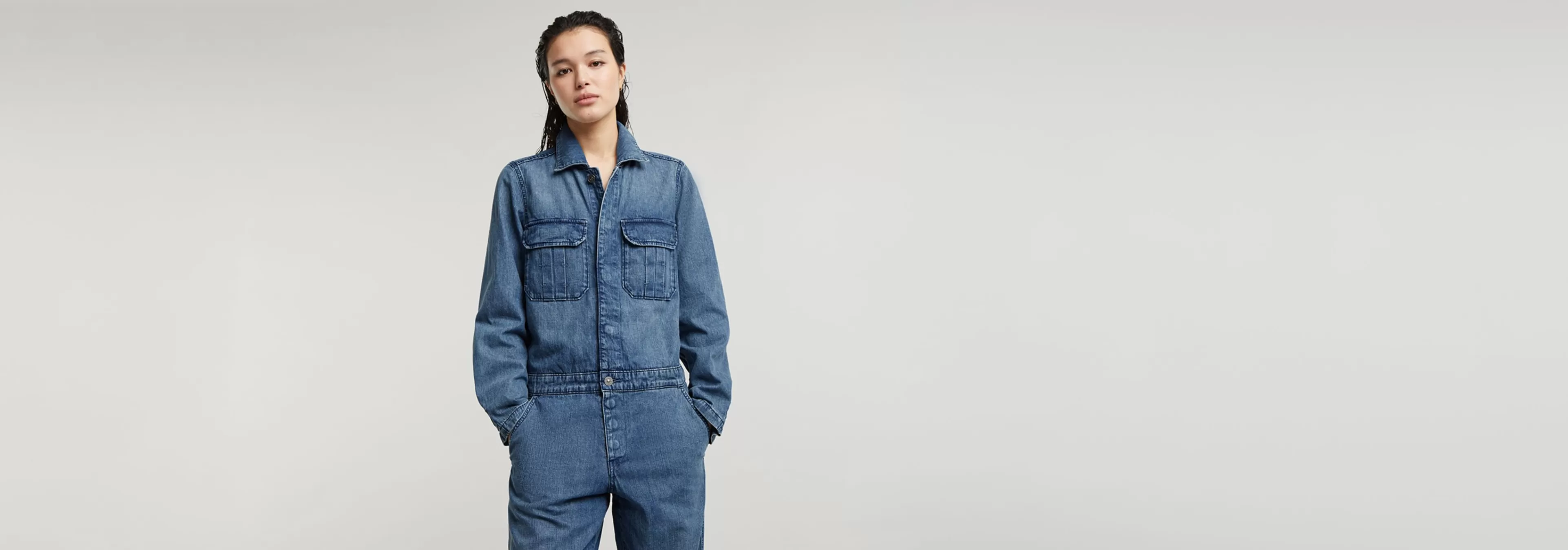 Hot G-Star Painter Overal Jumpsuit faded coastal waters