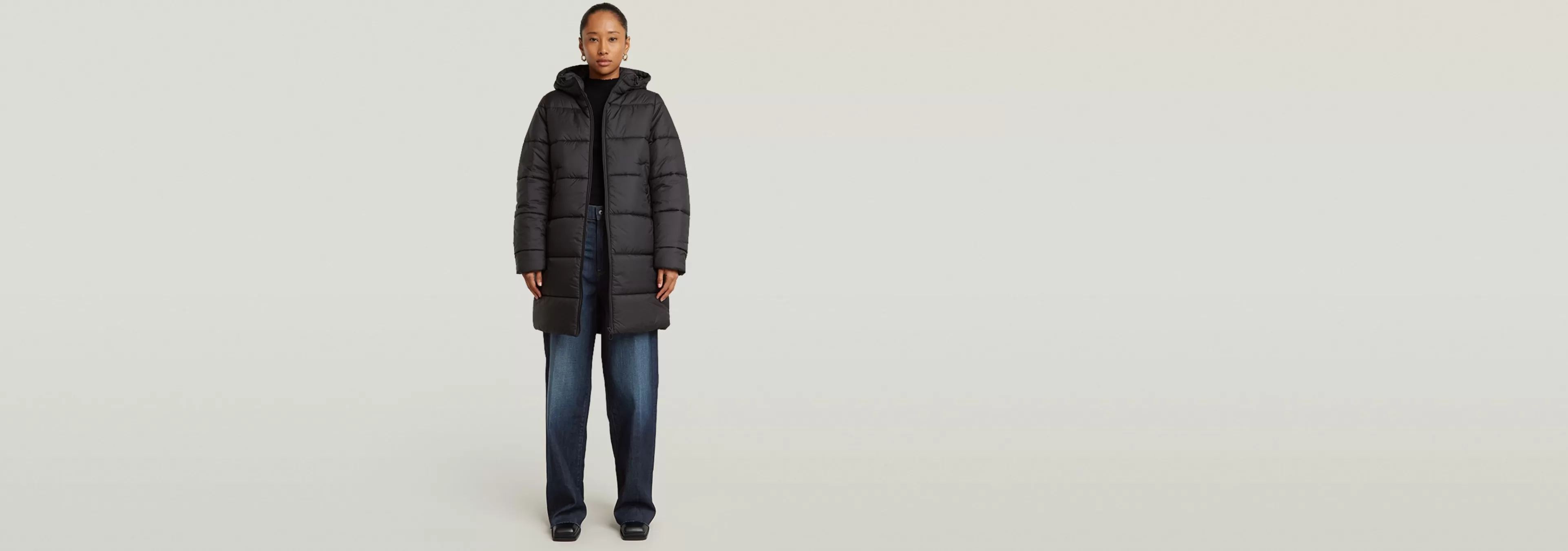 Online G-Star Parka Puffer dark black
