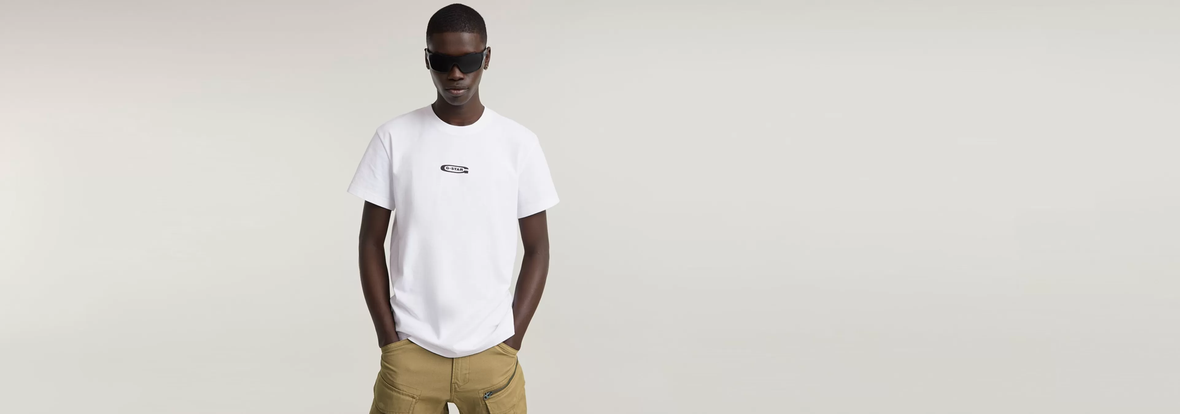 Best Sale G-Star Photo Print T-Shirt white greenhouse