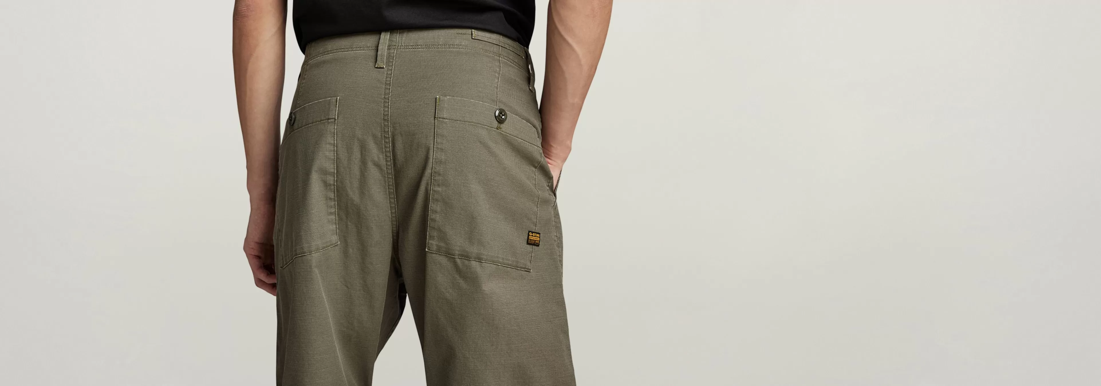 Fashion G-Star Pleated Chino Short sage/shadow olive