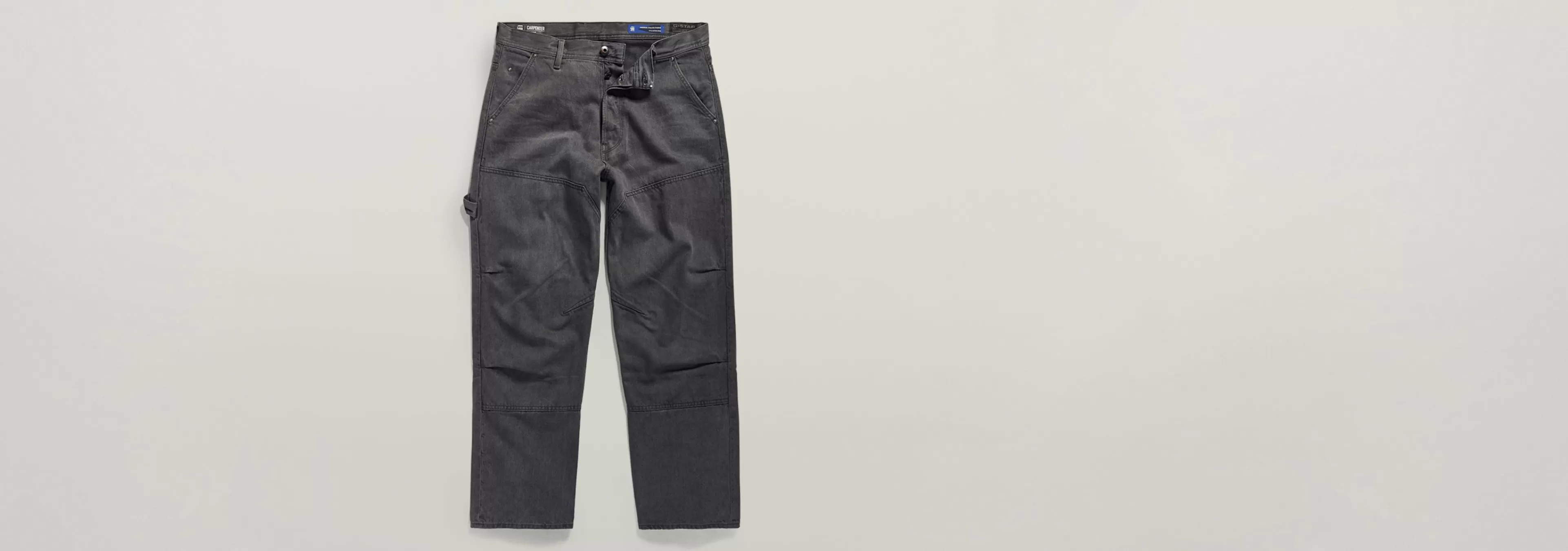 New G-Star Premium Carpenter 3D Loose Jeans faded black ink
