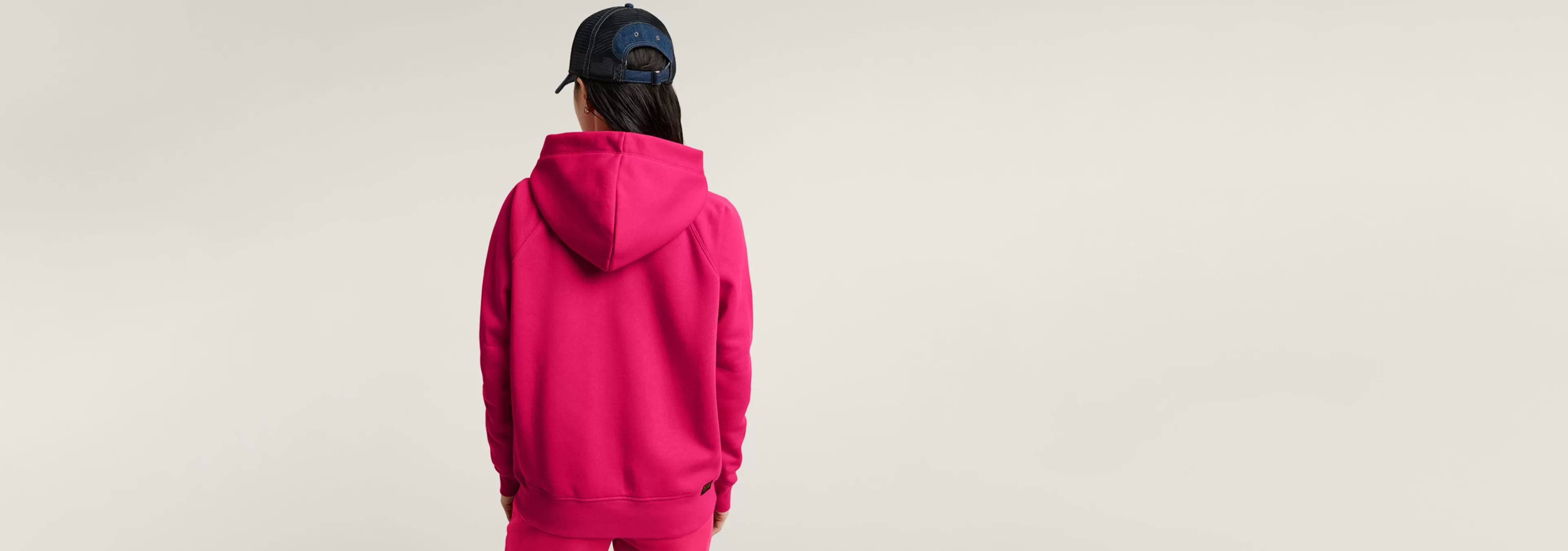 Clearance G-Star Premium Core 2.1 Hoodie Met Rits pink peacock