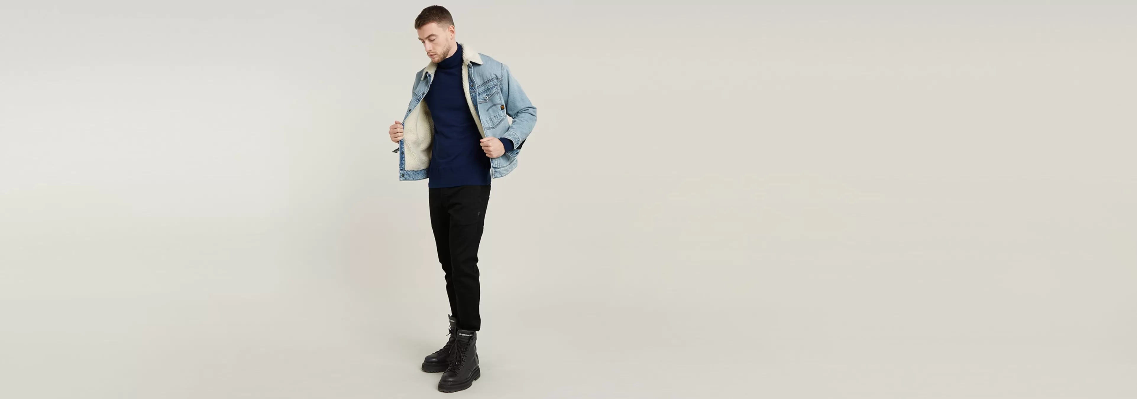 Fashion G-Star Premium Core Gebreide Coltrui imperial blue