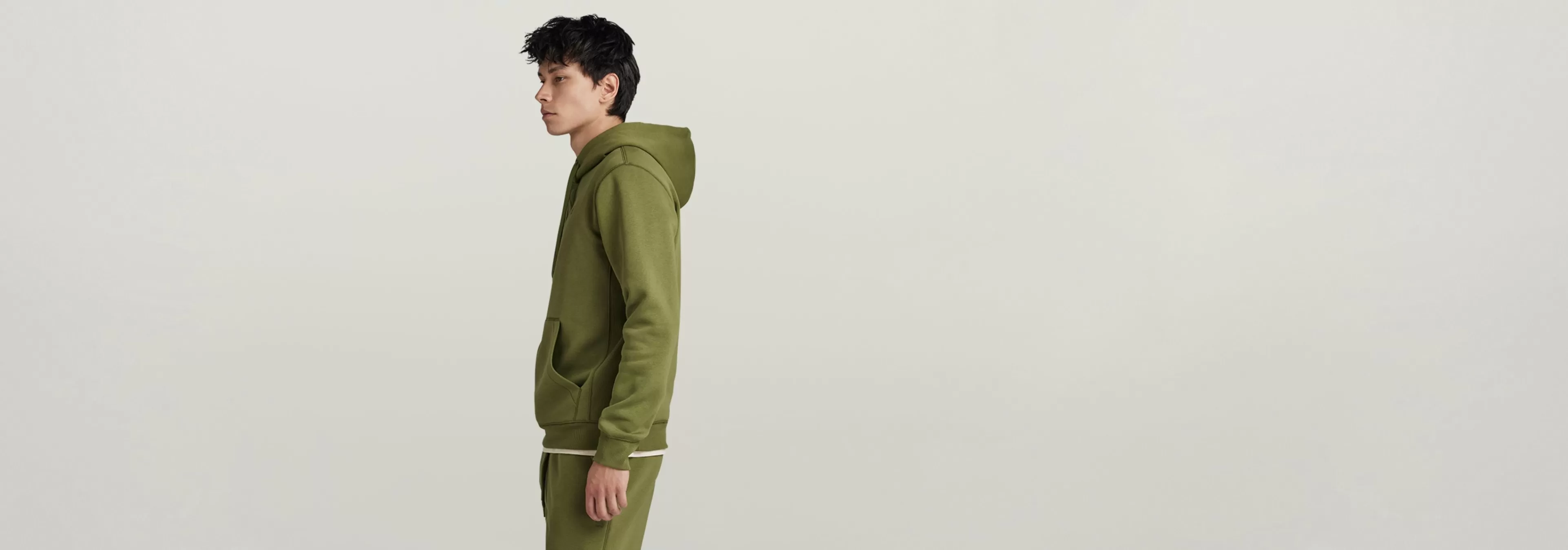 Store G-Star Premium Core Hoodie sage