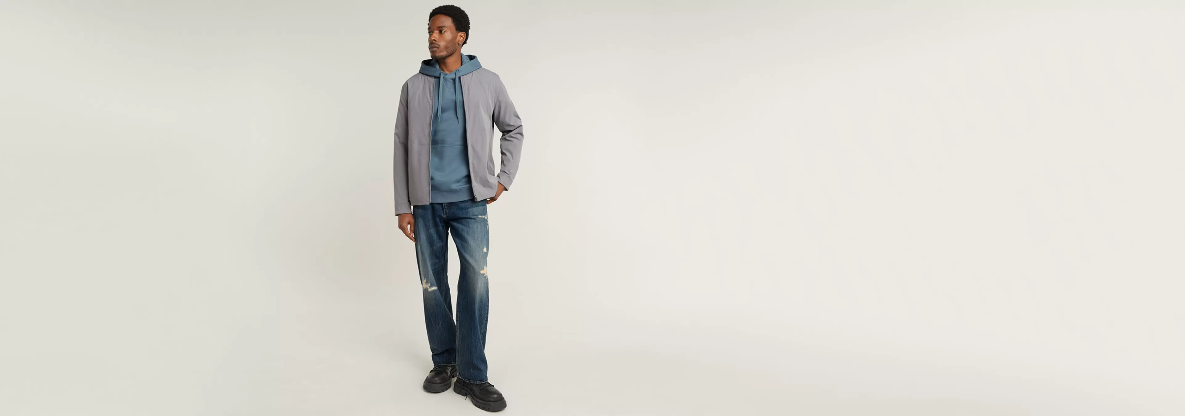 Shop G-Star Premium Core Hoodie Avio