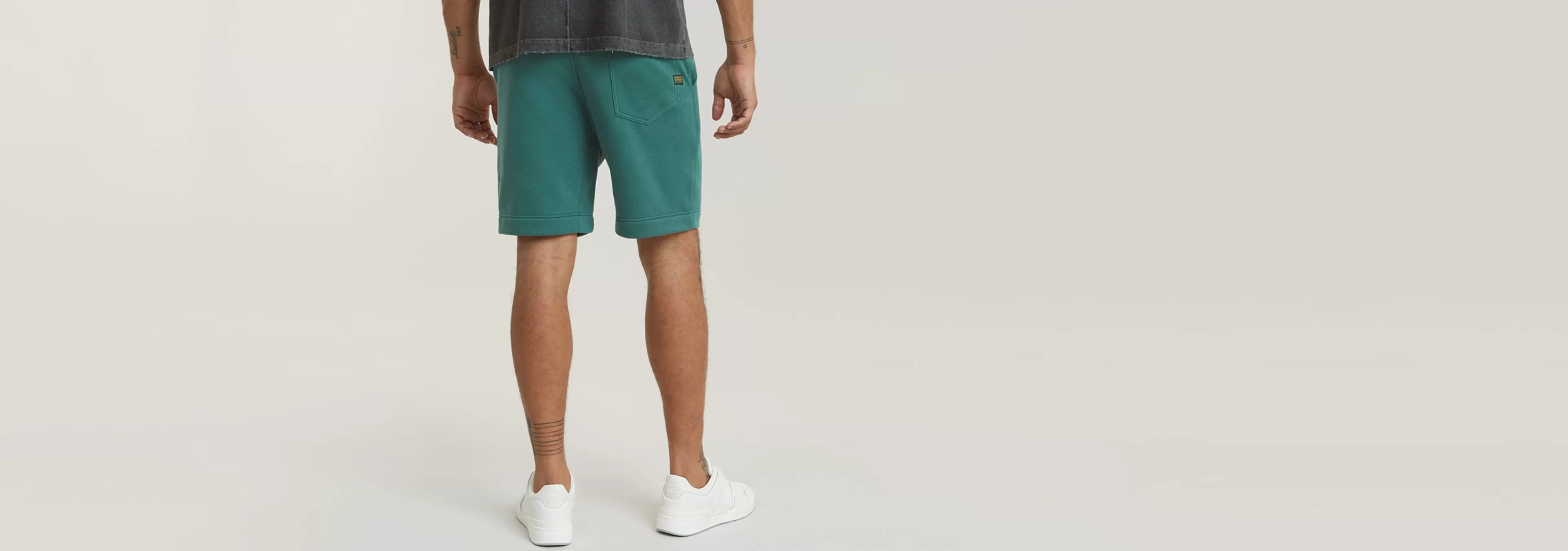 Best Sale G-Star Premium Core Sweat Short blue spruce