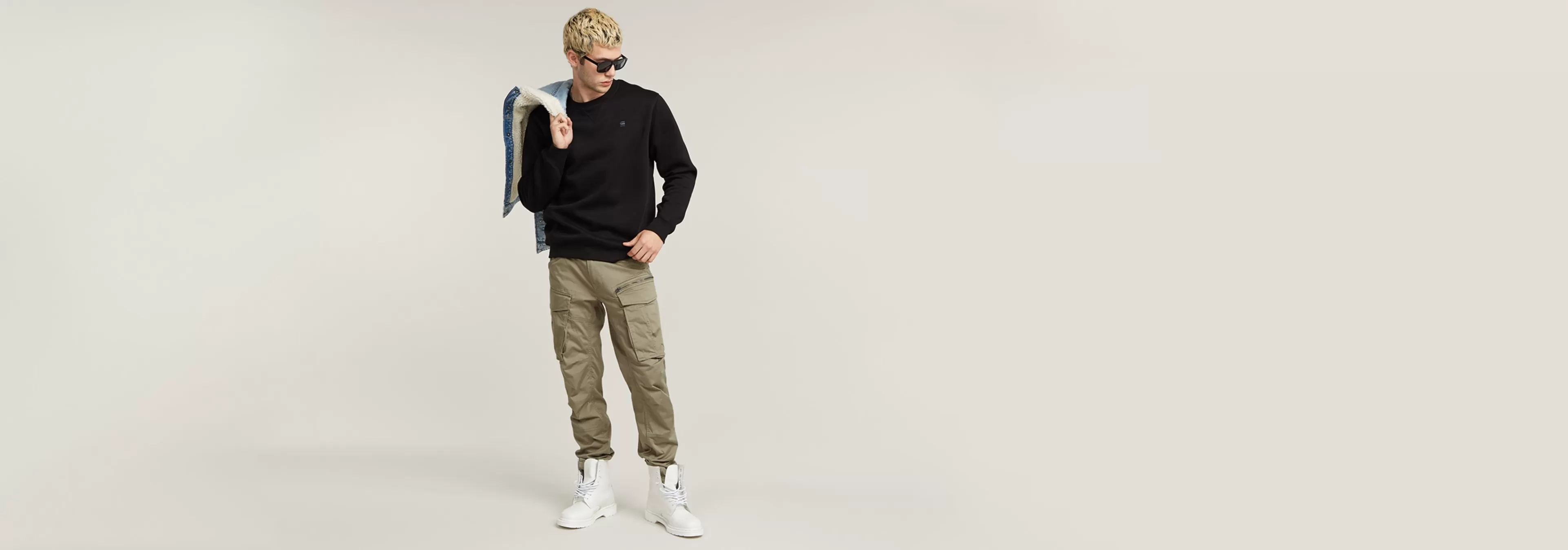 New G-Star Premium Core Sweater dark black