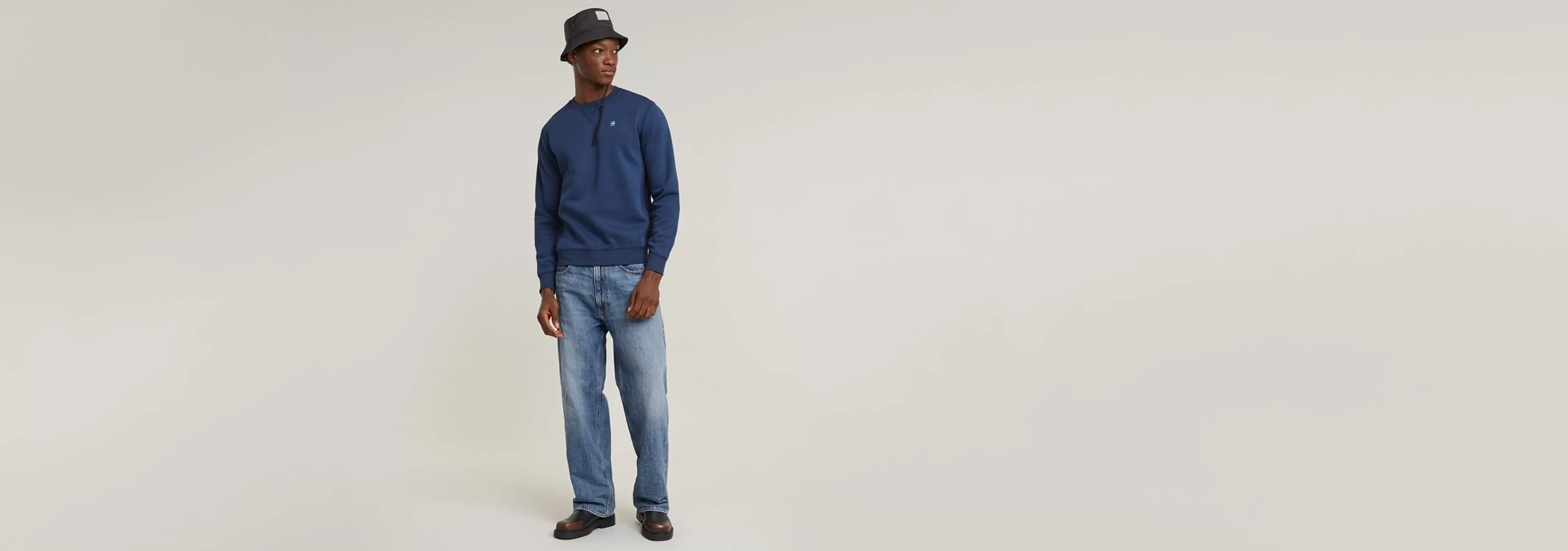 Best Sale G-Star Premium Core Sweater dk sea blue
