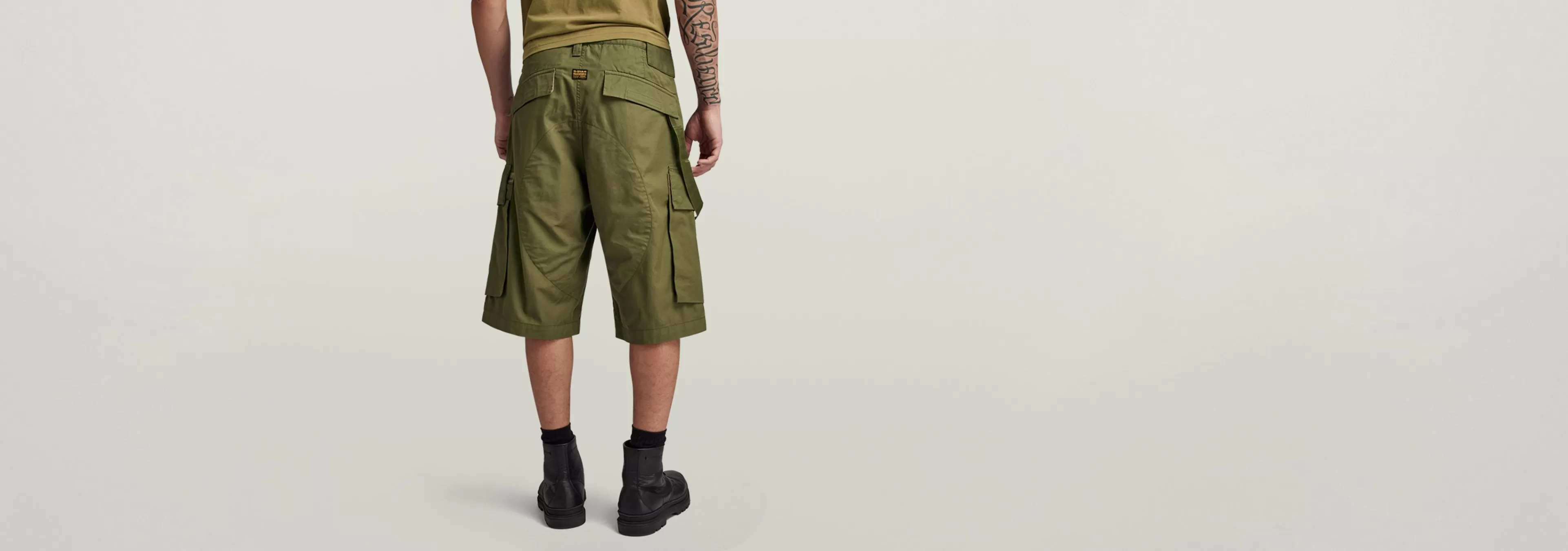 Discount G-Star R-3N Relaxed Short shadow olive
