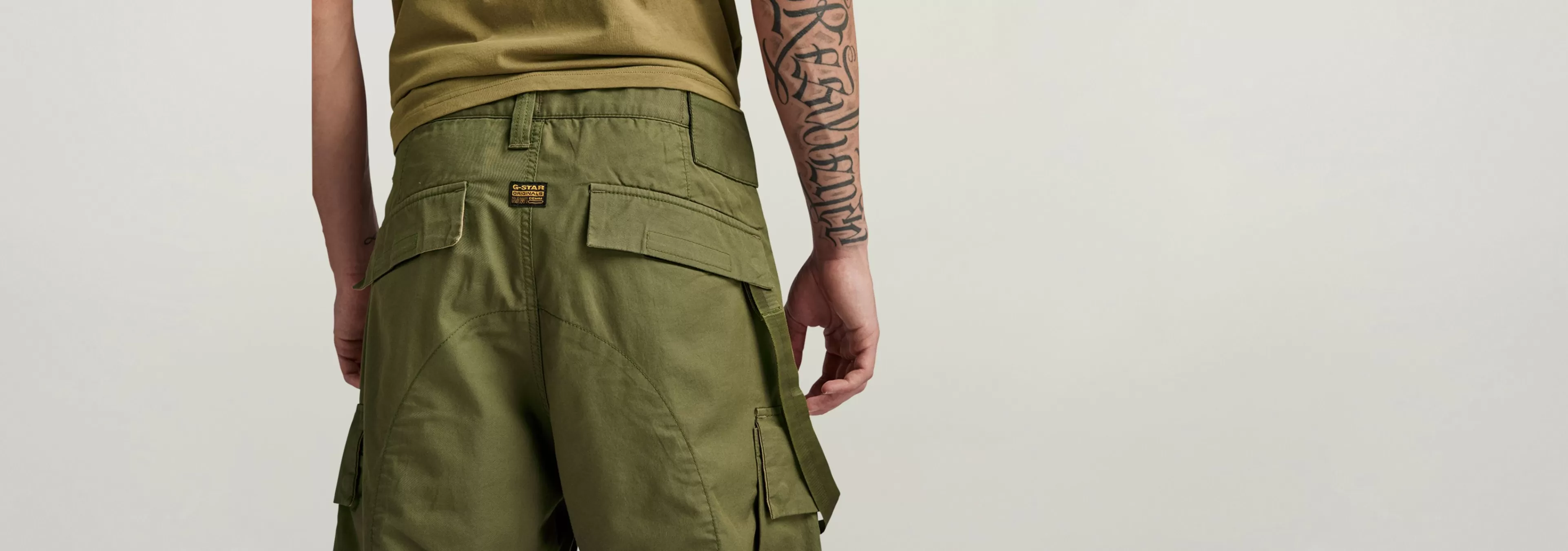 Discount G-Star R-3N Relaxed Short shadow olive