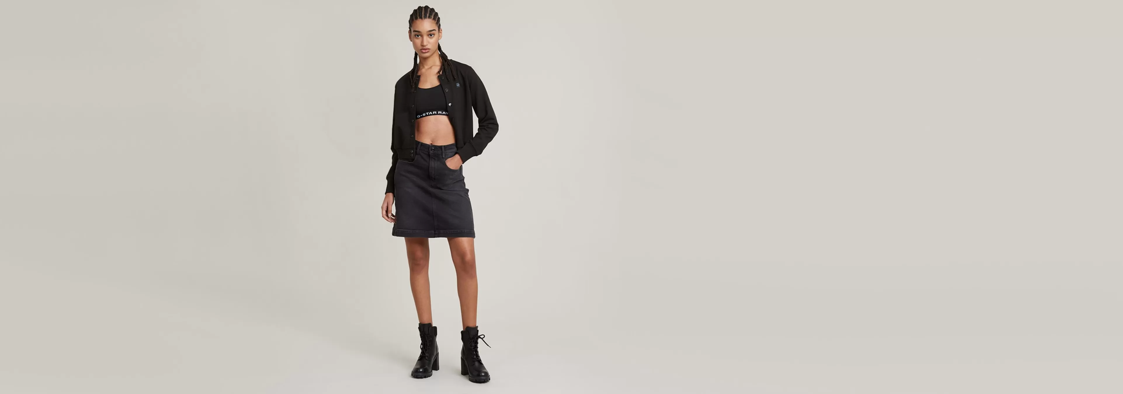 Outlet G-Star Radar Rok worn in black moon