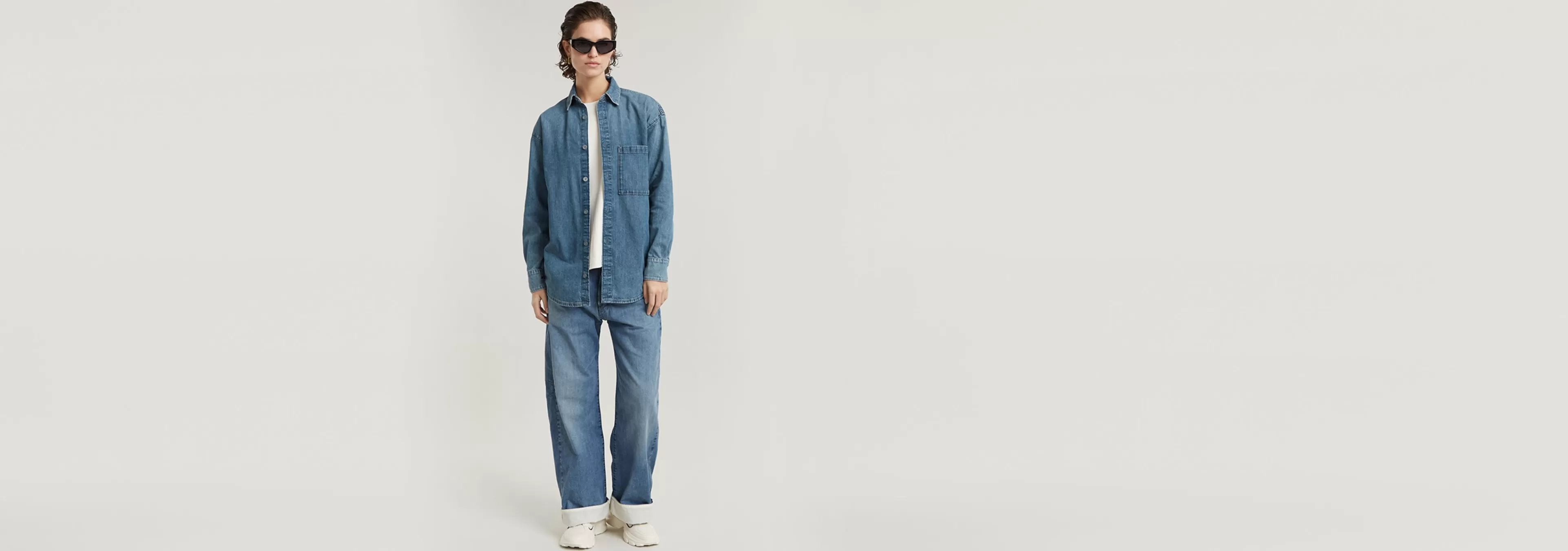 Store G-Star Relaxed Overshirt faded coastal waters