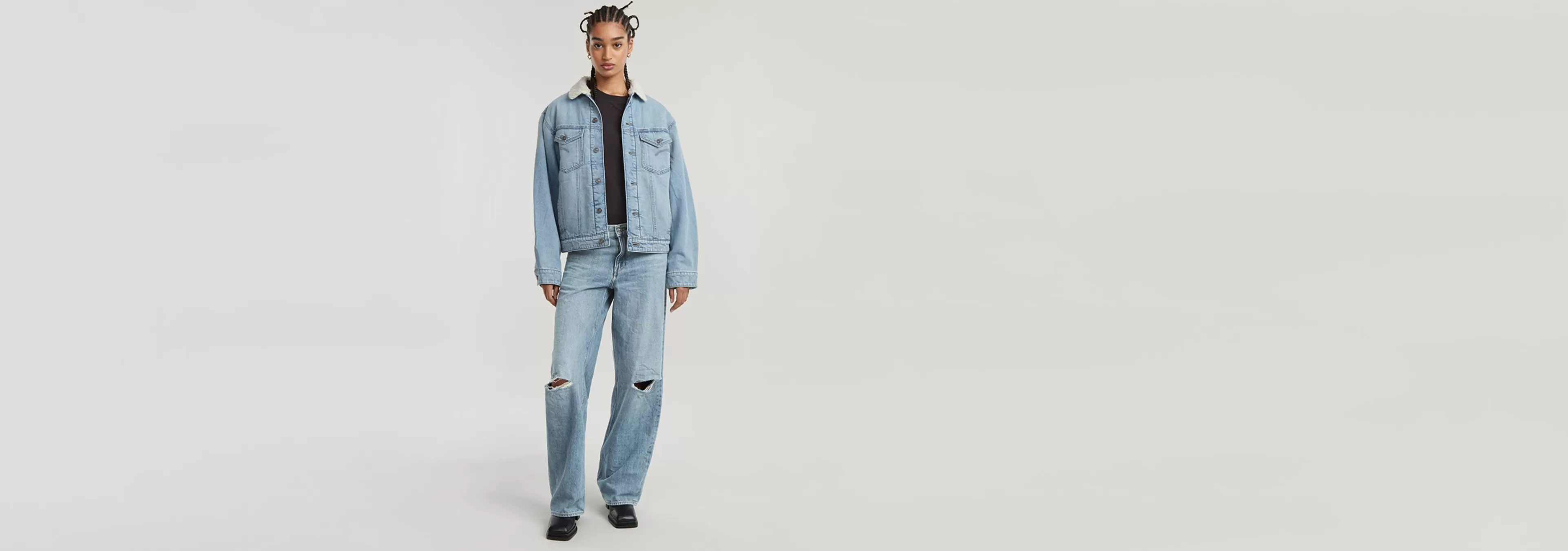 Best Sale G-Star Relaxed Sherpa Jack sun faded cloudburst