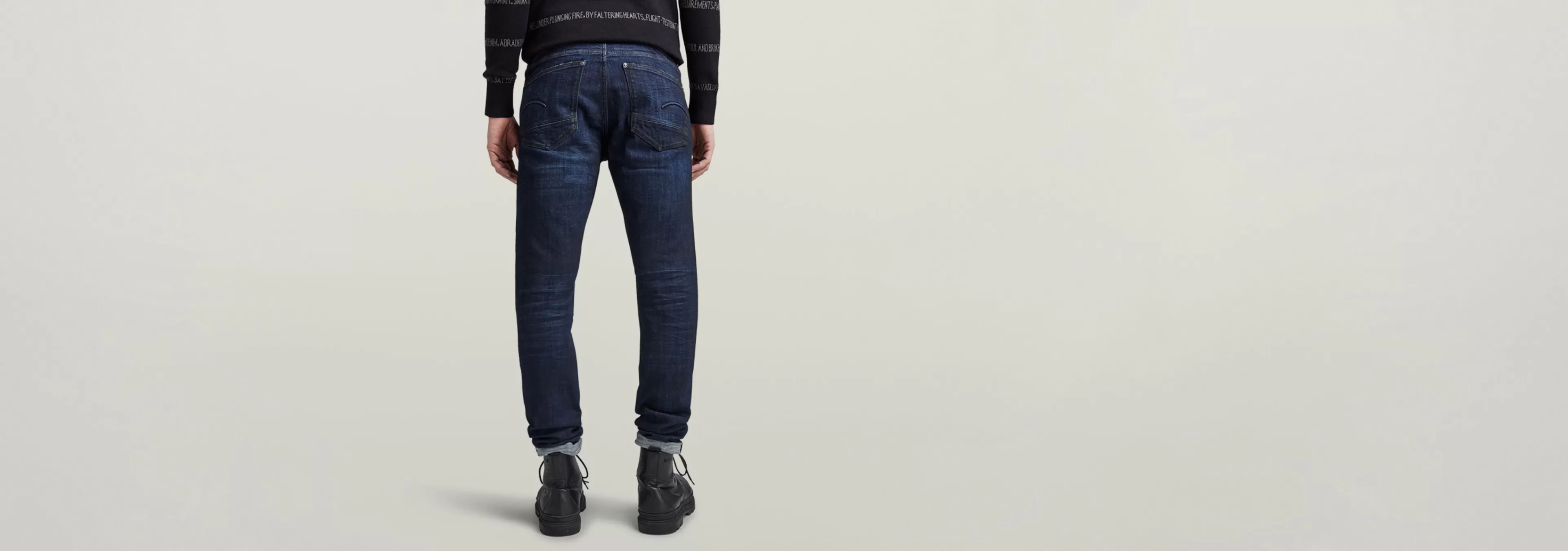 Outlet G-Star Revend Fwd Skinny Jeans worn in dark sapphire restored