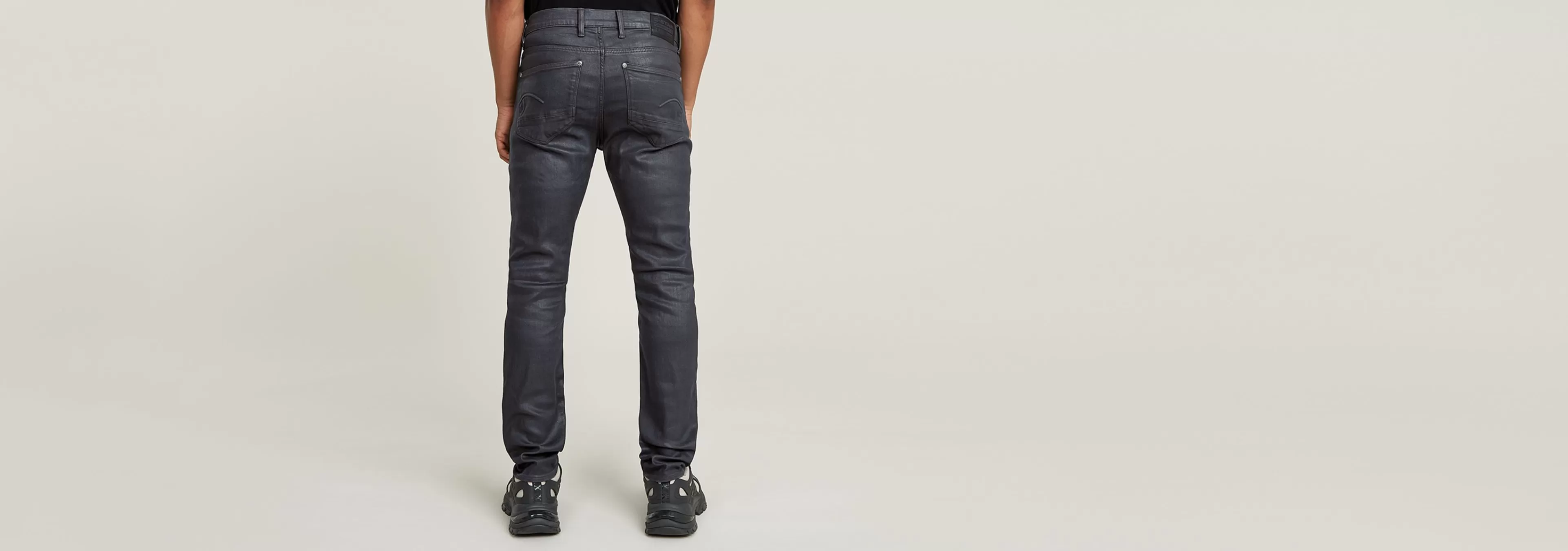 Hot G-Star Revend FWD Skinny Jeans worn in grey clay
