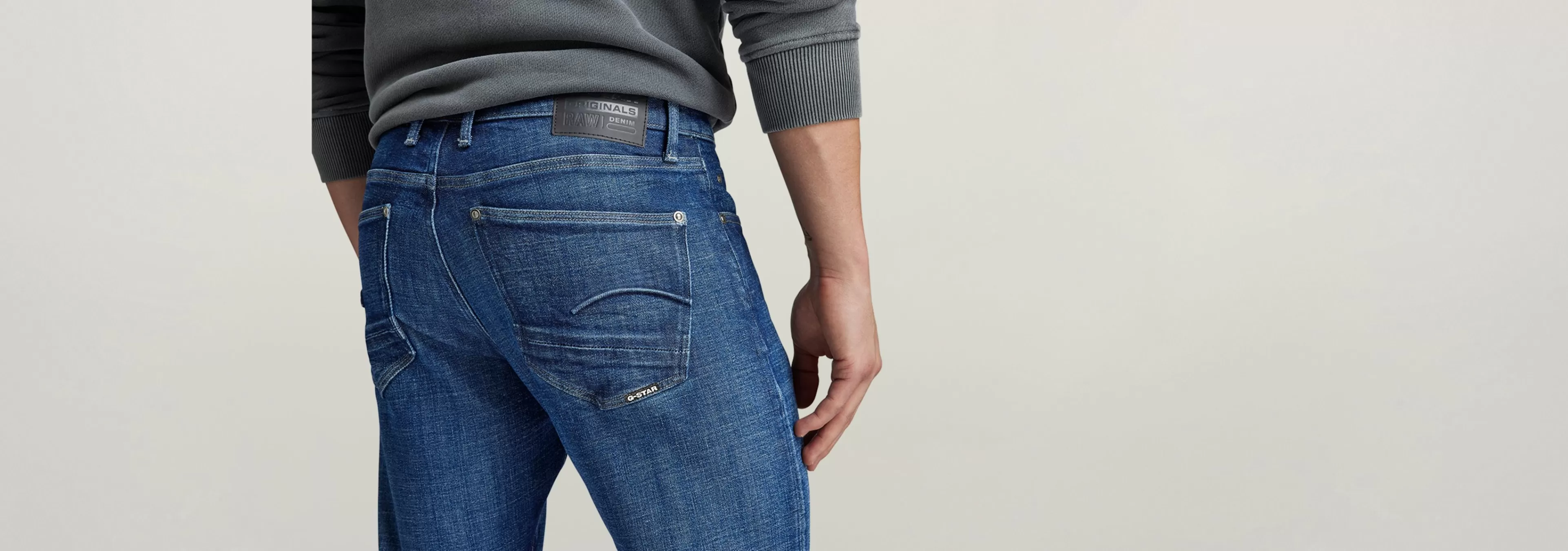Shop G-Star Revend FWD Skinny Jeans faded blue copen