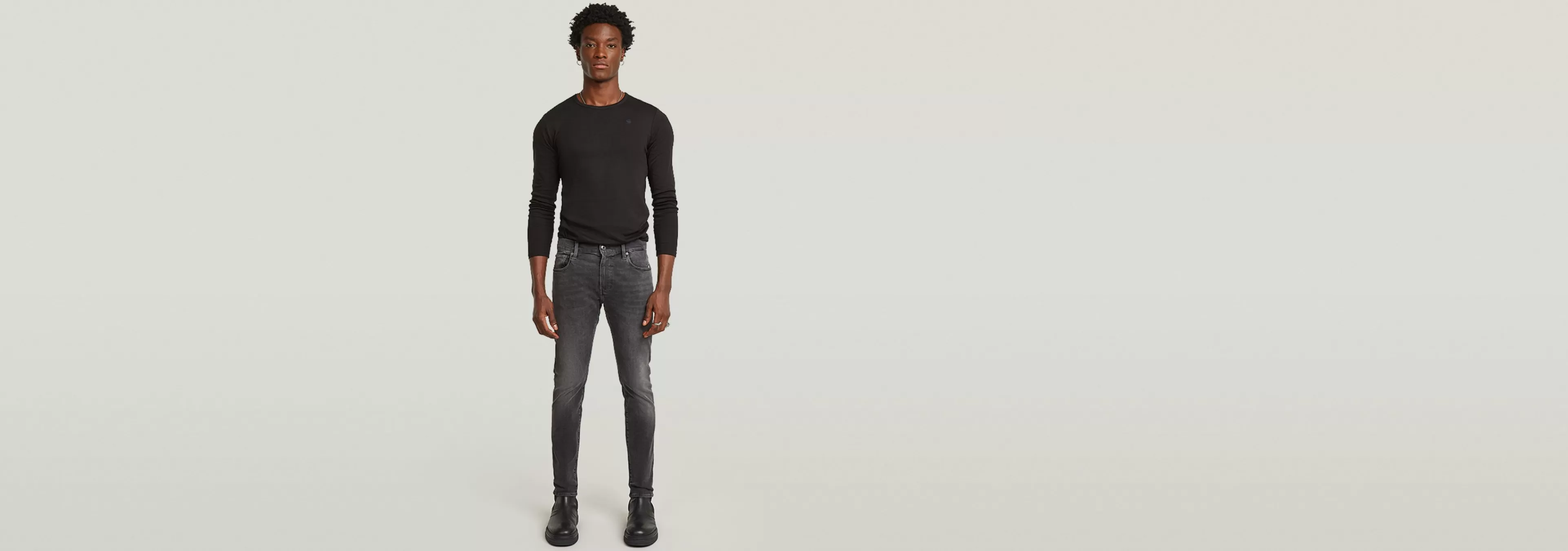 Store G-Star Revend Skinny Jeans faded black magnet