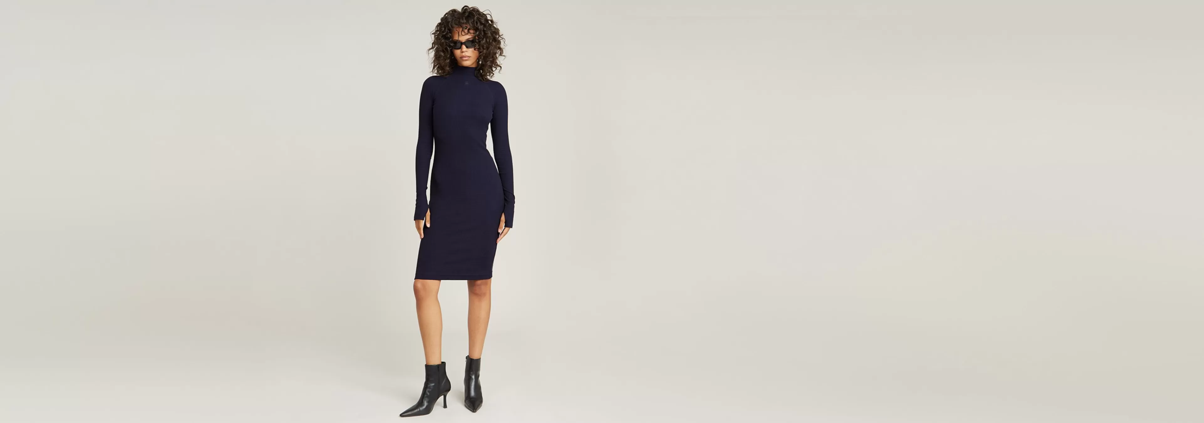 Best G-Star Rib Slim Jurk warm sartho