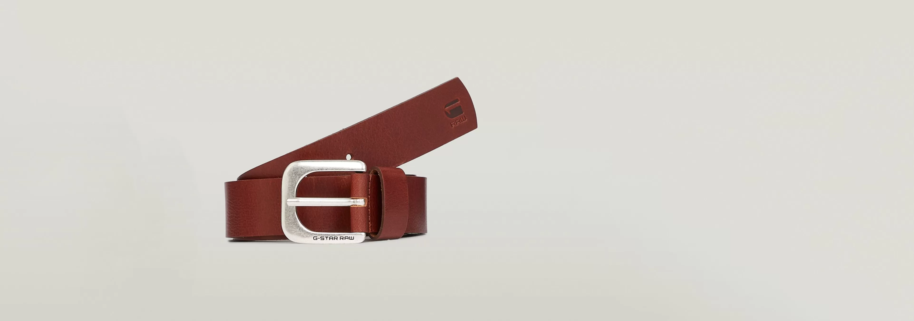 Best Sale G-Star Riem Small Zed dark cognac/antic silver