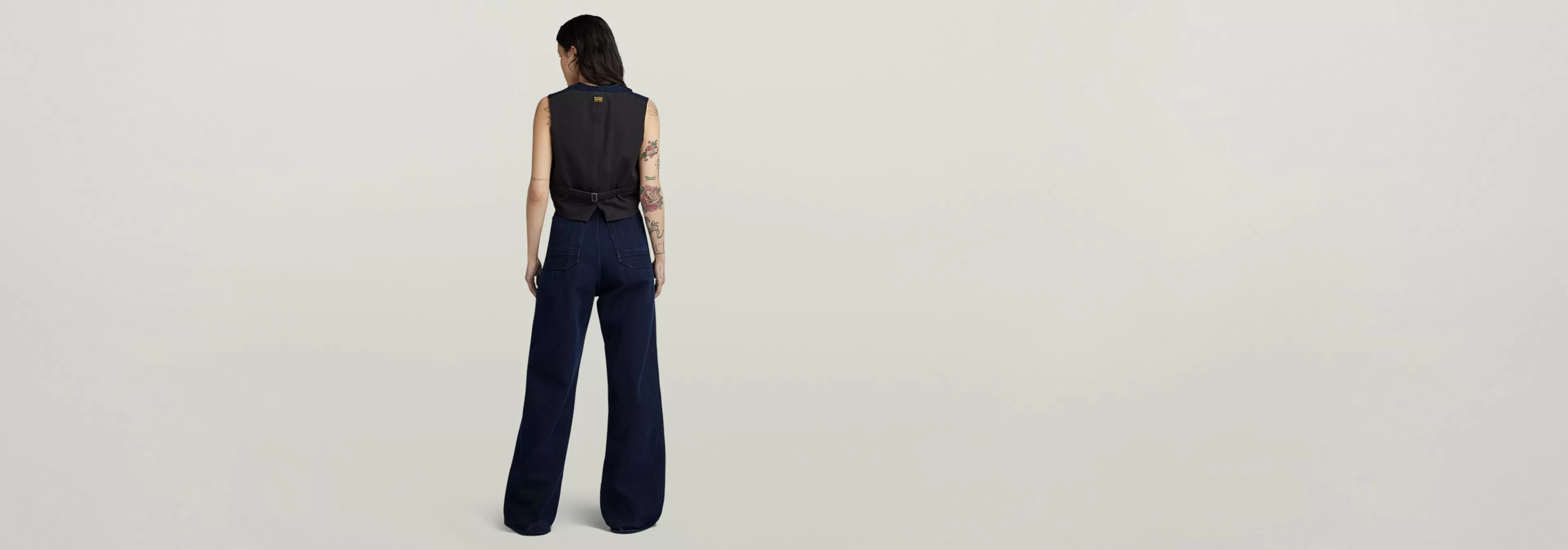 Online G-Star Roos High Loose Jeans rinsed