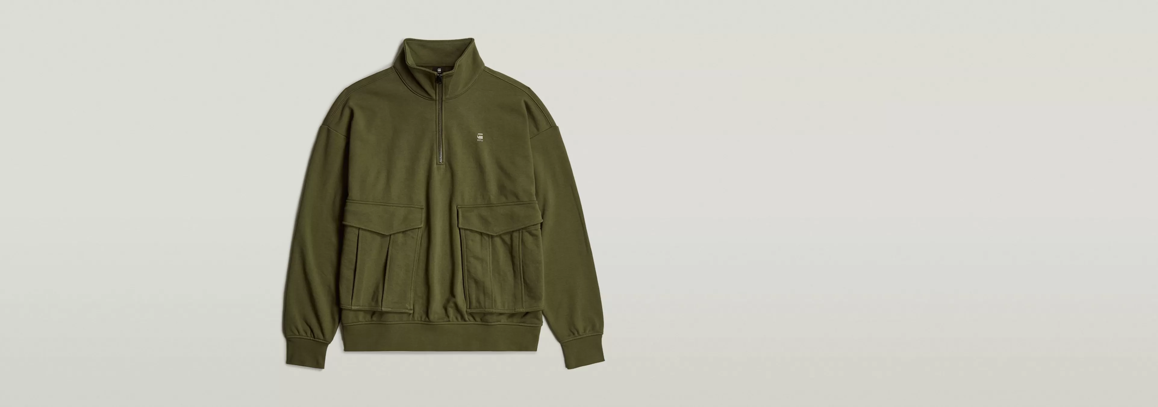 Clearance G-Star Rovic Skipper Loose Sweater shadow olive