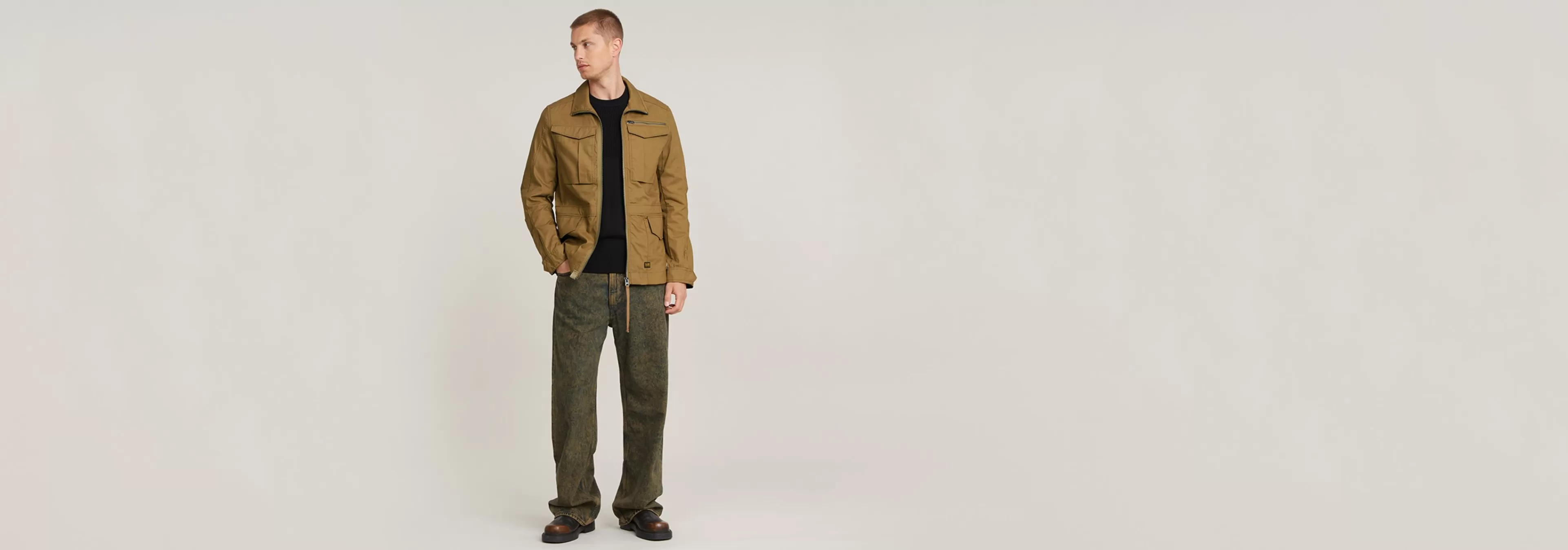 Online G-Star Rovic Slim Field Jack Light Berber