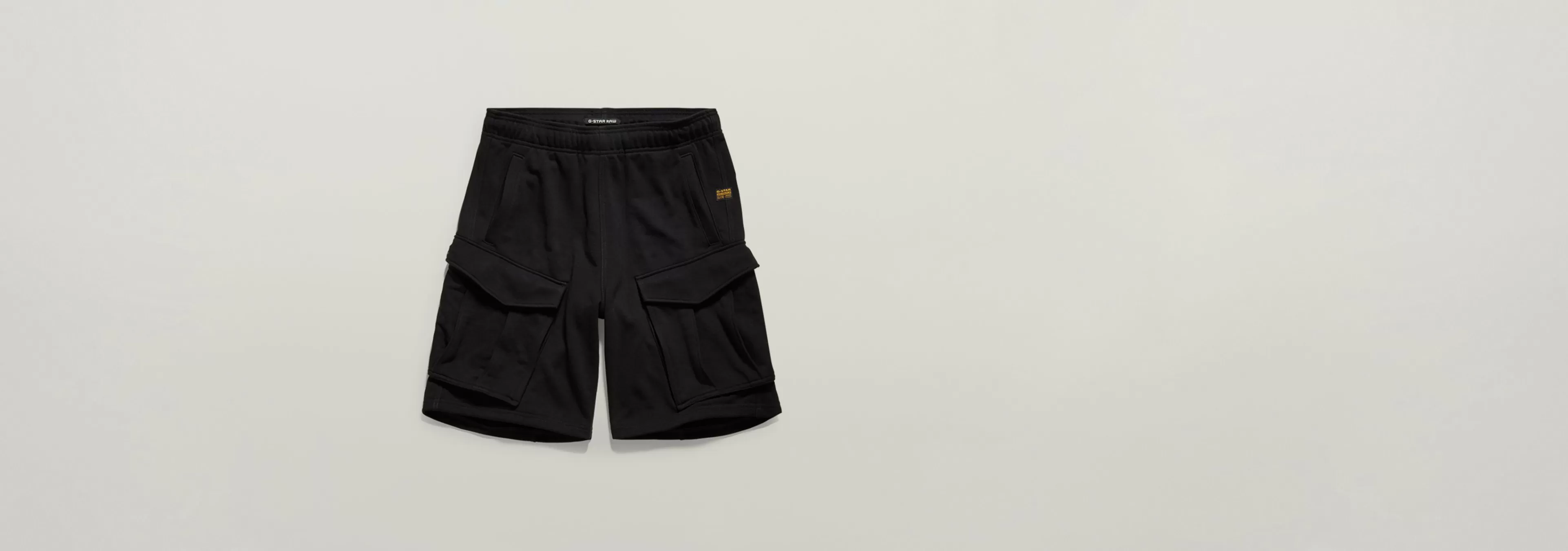 Discount G-Star Rovic Sweat Short dark black