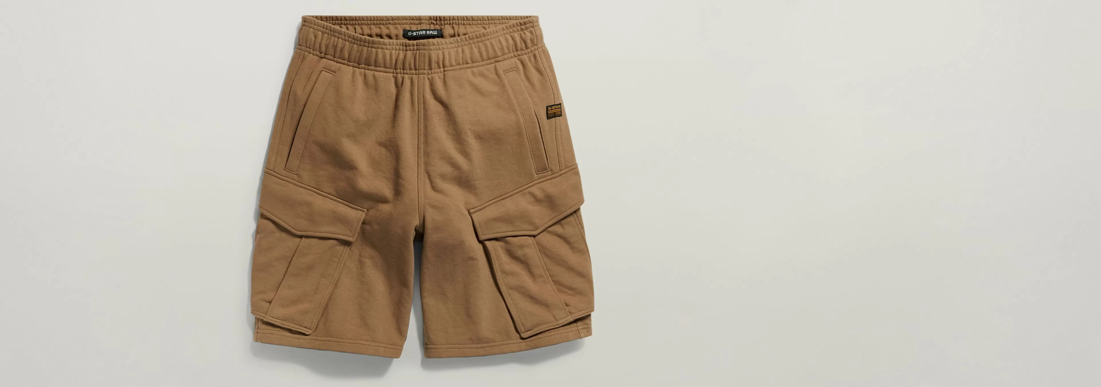 Cheap G-Star Rovic Sweat Short Dark Fawn