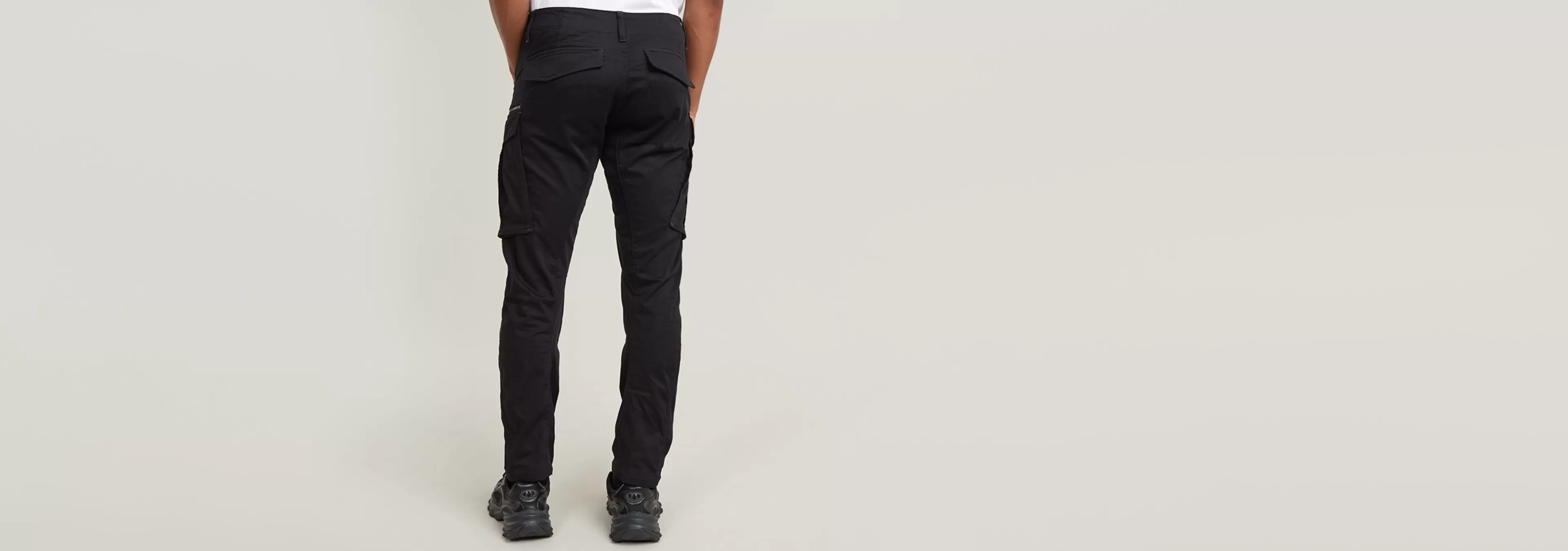 Fashion G-Star Rovic Zip 3D Regular Tapered Broek dark black