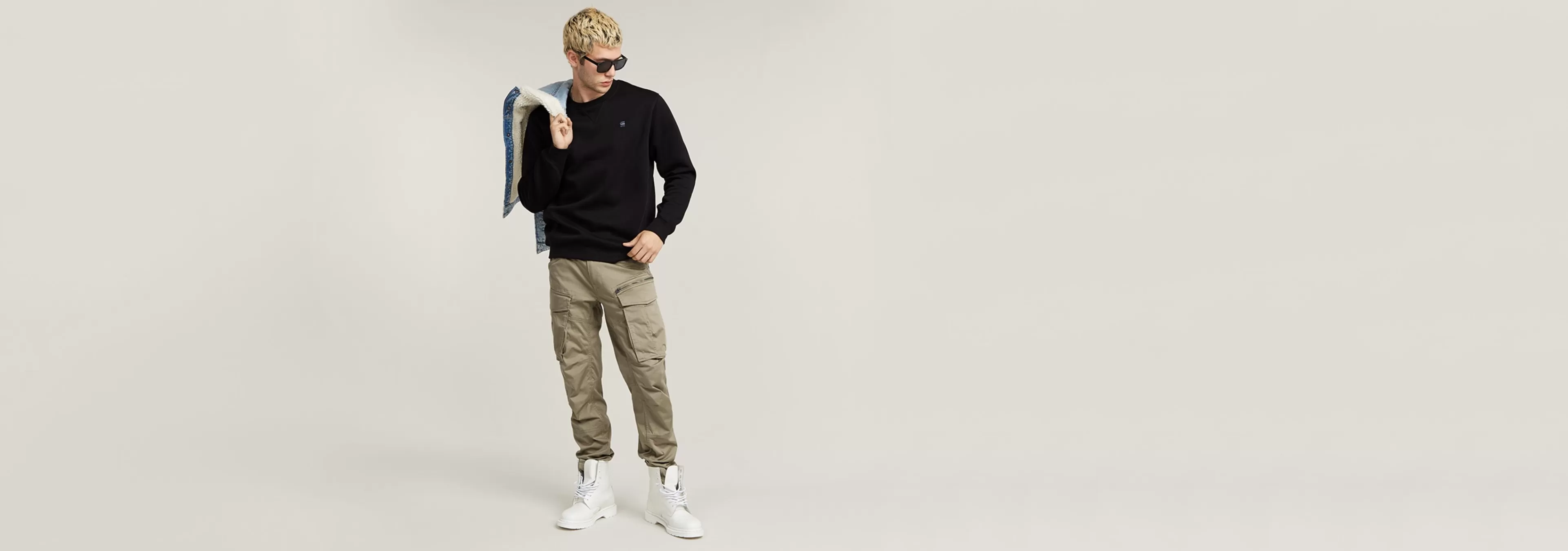 Flash Sale G-Star Rovic Zip 3D Regular Tapered Broek dune