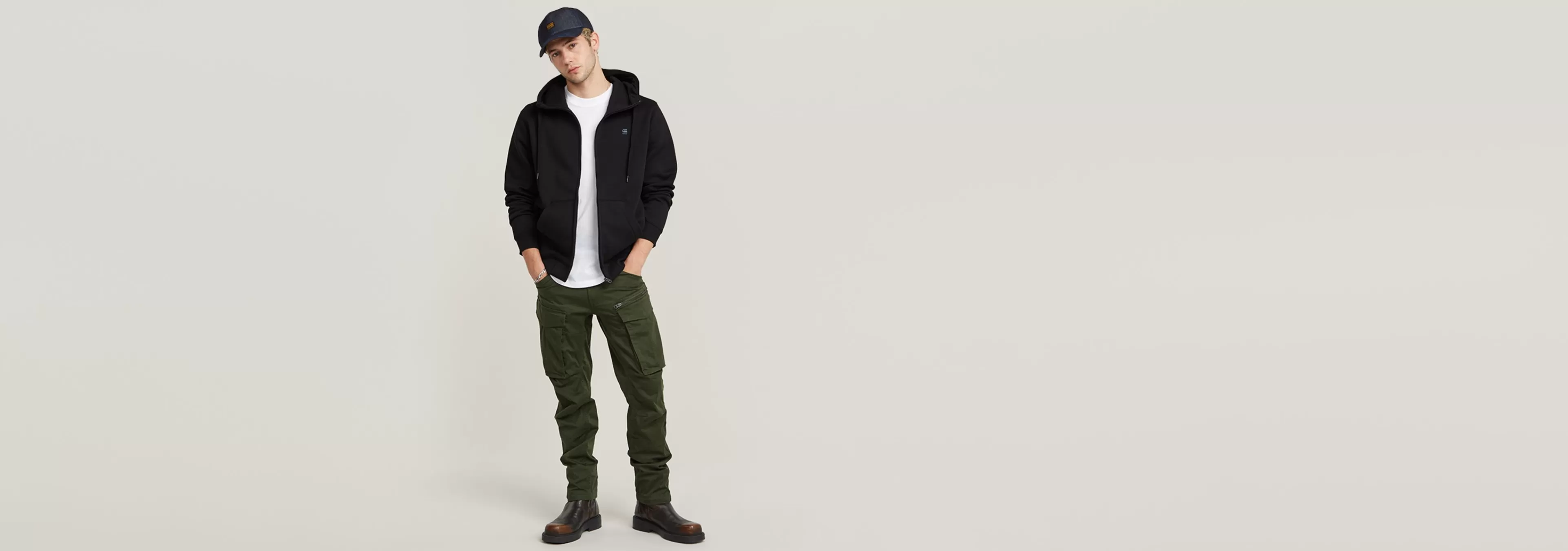 Best G-Star Rovic Zip 3D Regular Tapered Broek dark bronze green