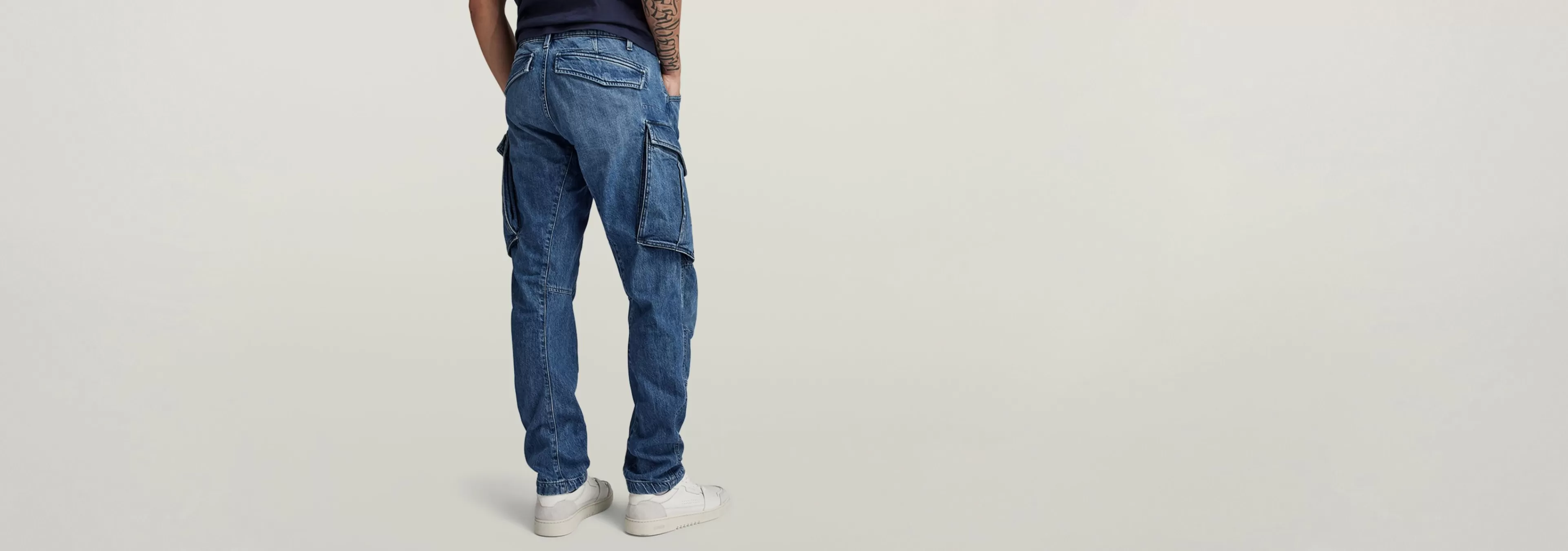 Fashion G-Star Rovic Zip 3D Regular Tapered Denim Jeans faded cliffside blue