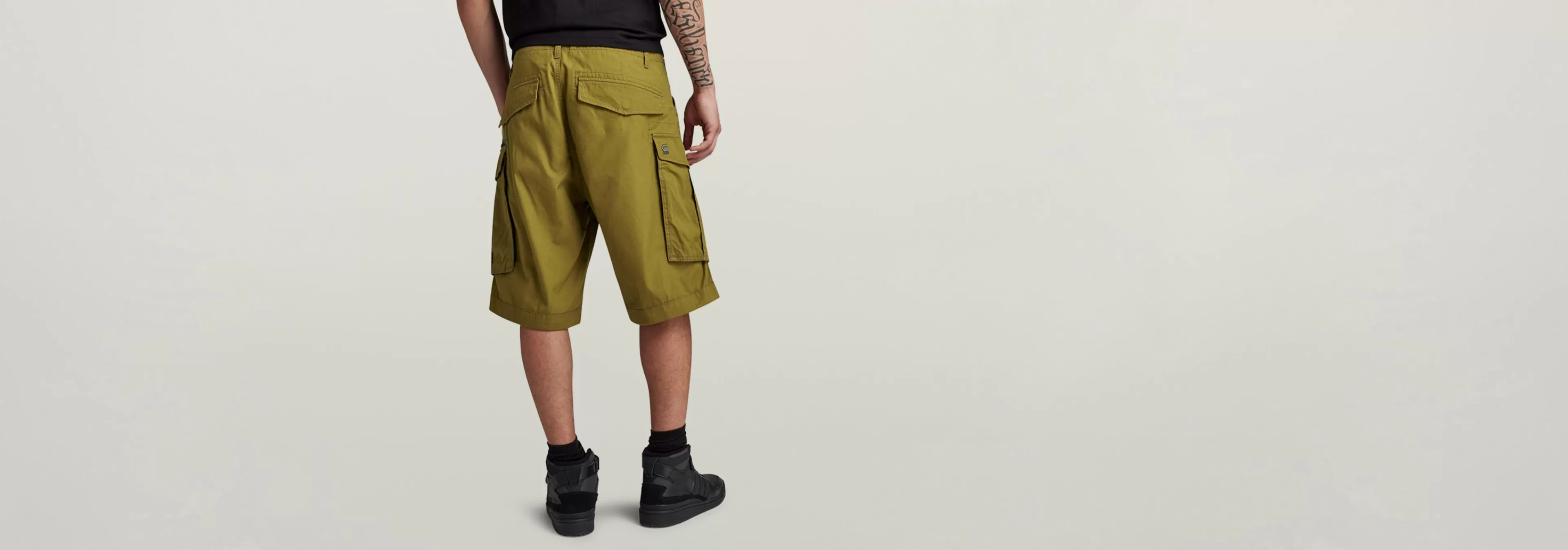 Clearance G-Star Rovic Zip Relaxed Short tobacco