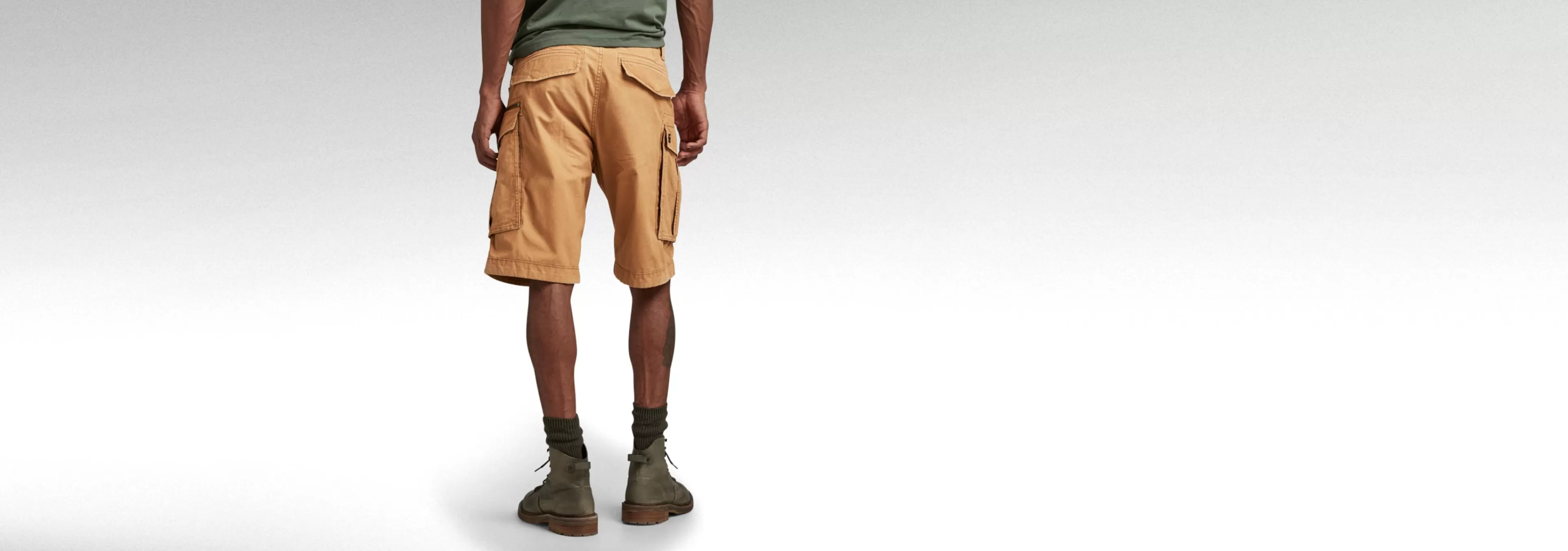 Online G-Star Rovic Zip Relaxed Short chipmunk