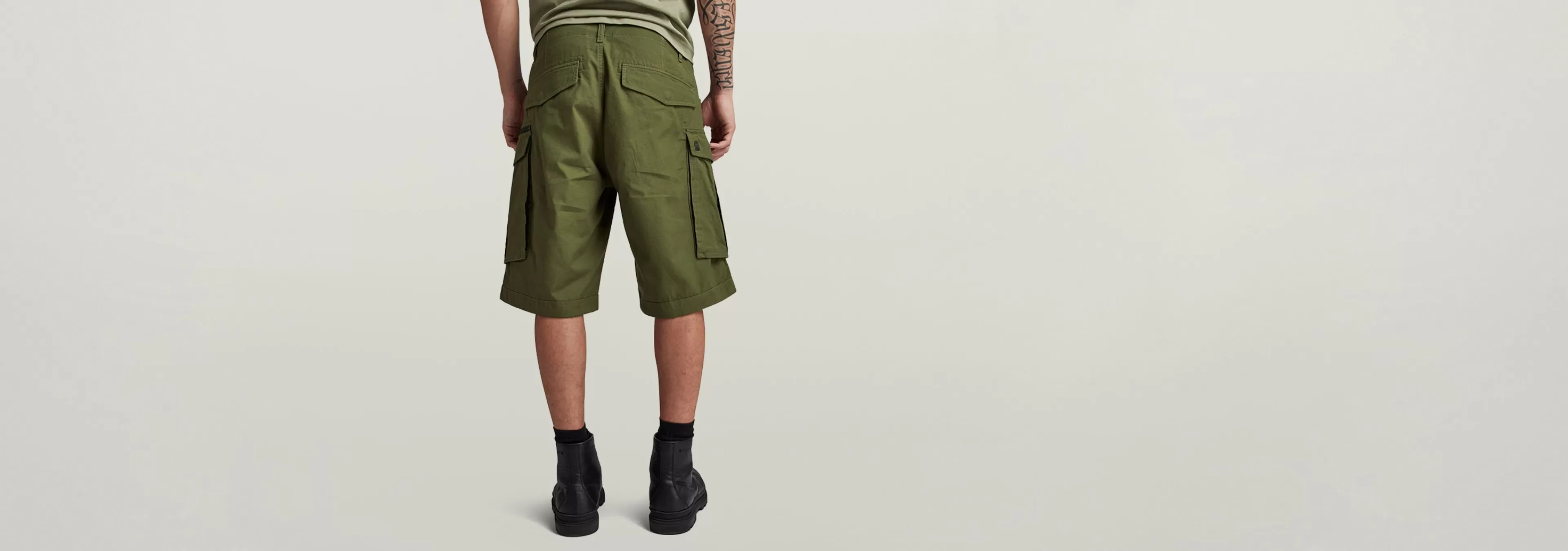 Online G-Star Rovic Zip Relaxed Short shadow olive