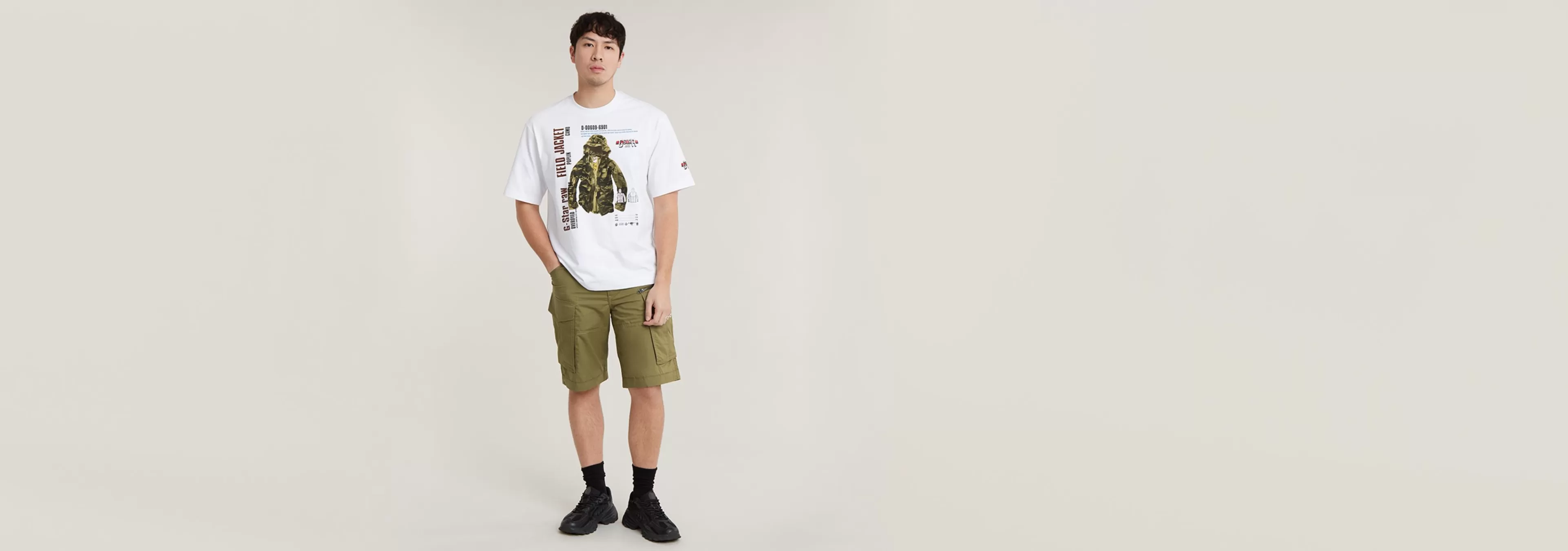 Best Sale G-Star Rovic Zip Relaxed Short Smoke Olive