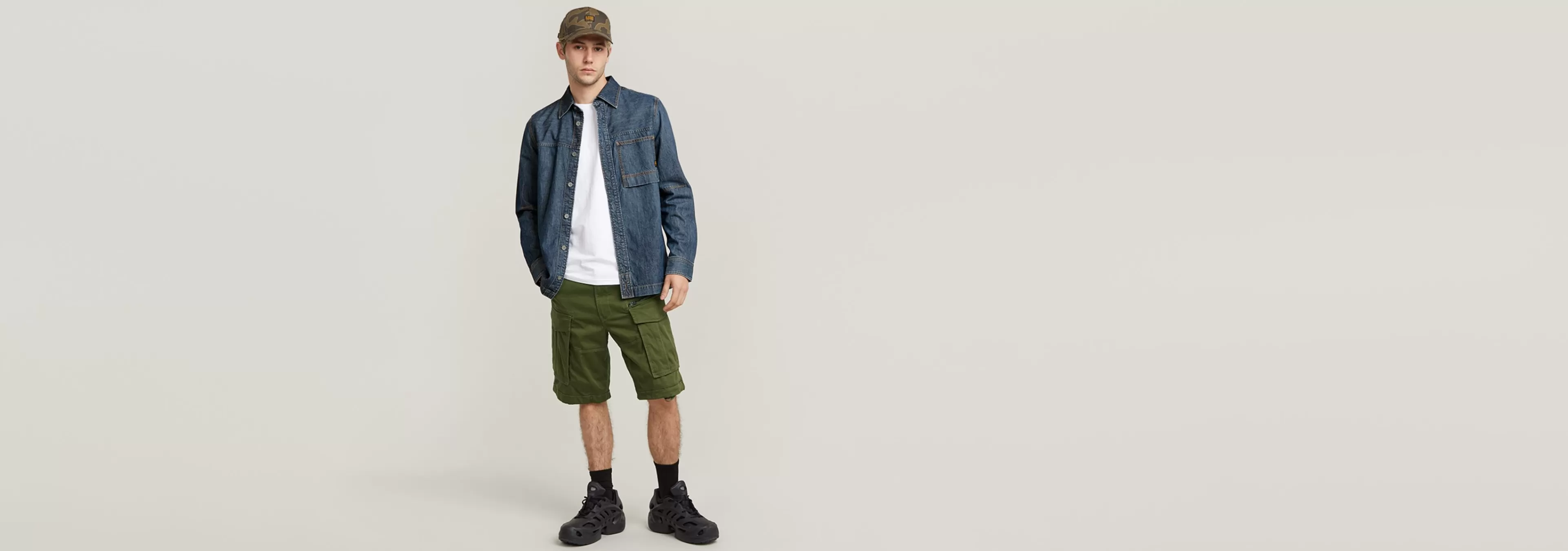 Best G-Star Rovic Zip Relaxed Short sage