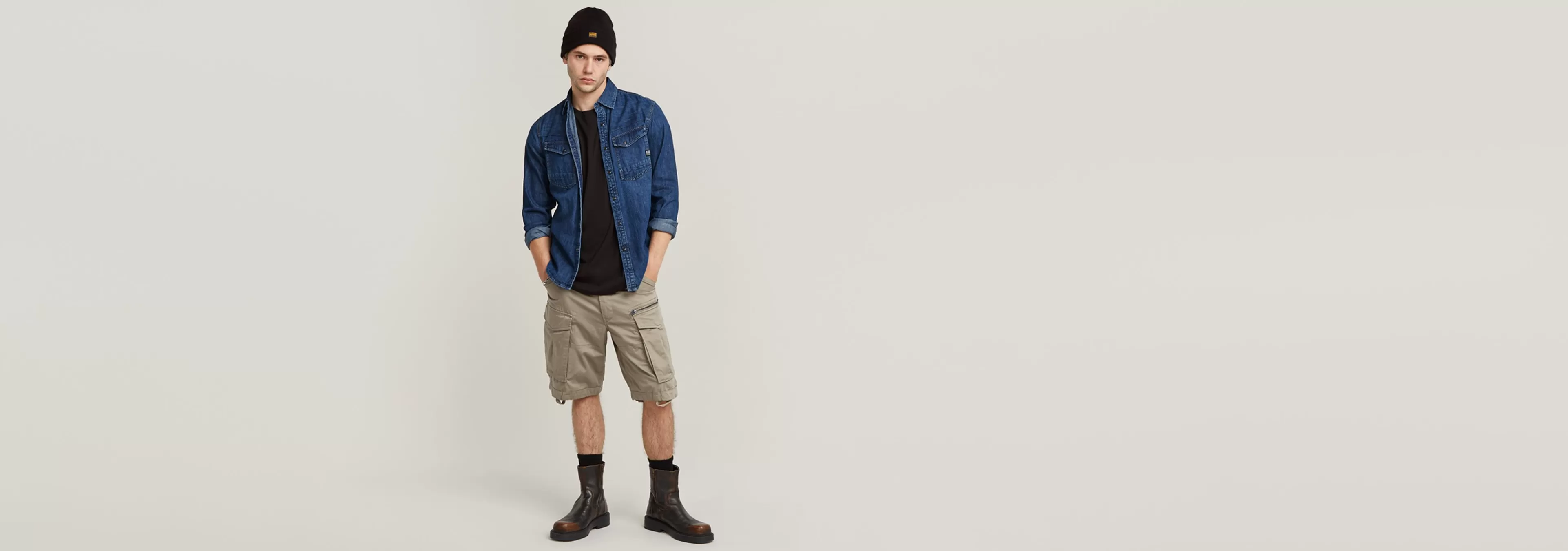 Store G-Star Rovic Zip Relaxed Short dune