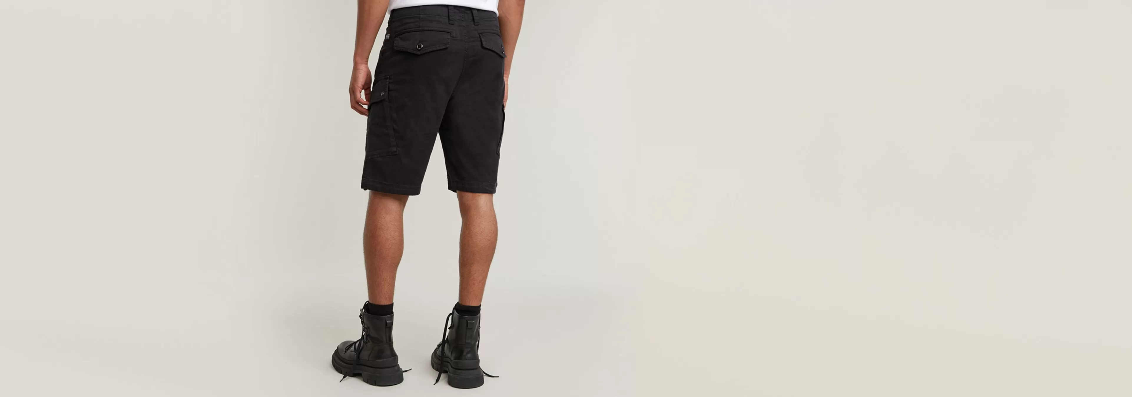 Shop G-Star Roxic Short dark black garment dyed