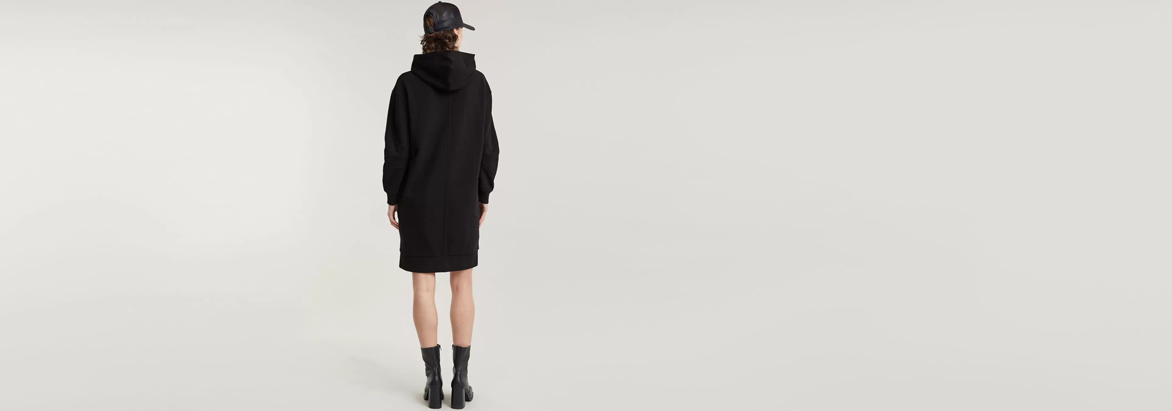 Cheap G-Star Scene Graphic Hoodie Jurk dark black
