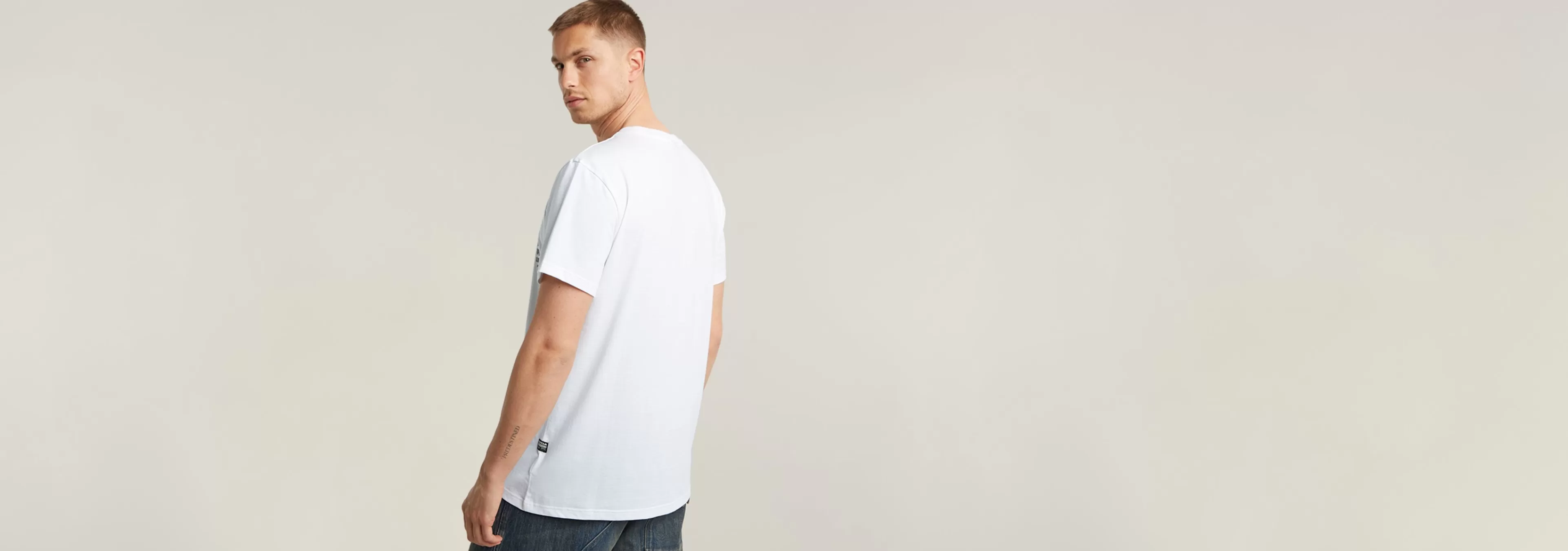 Outlet G-Star Shattered Graphic T-Shirt white