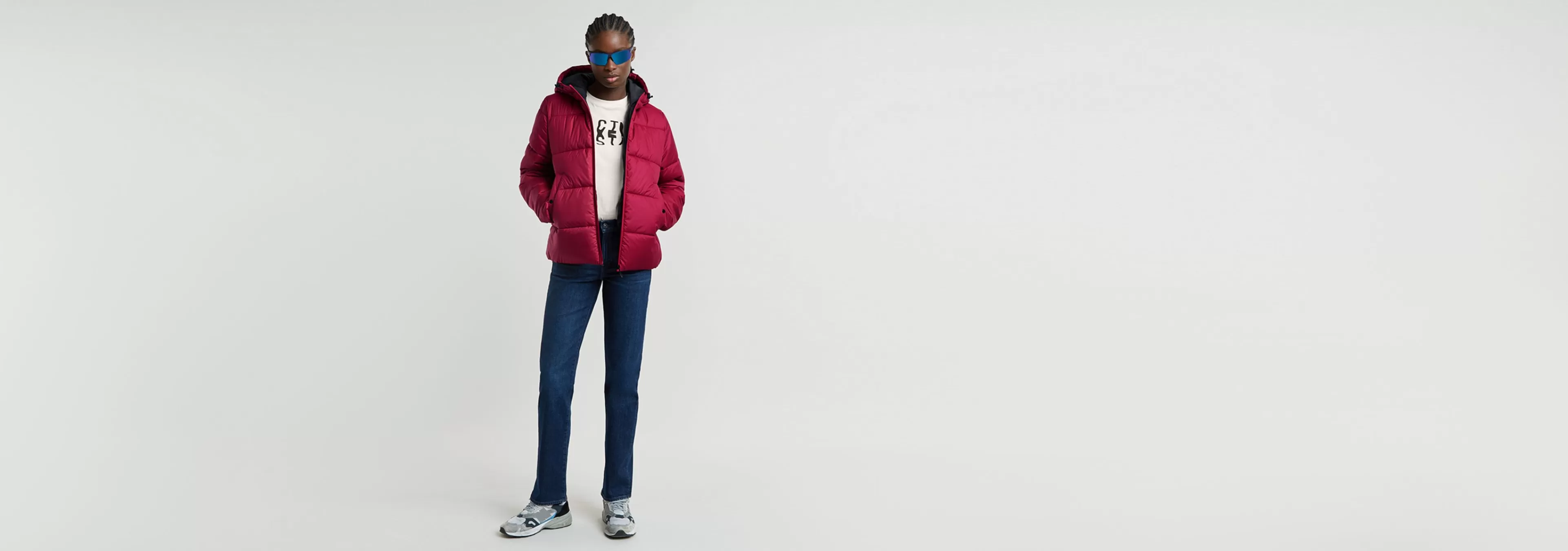 Best Sale G-Star Short Puffer cerise