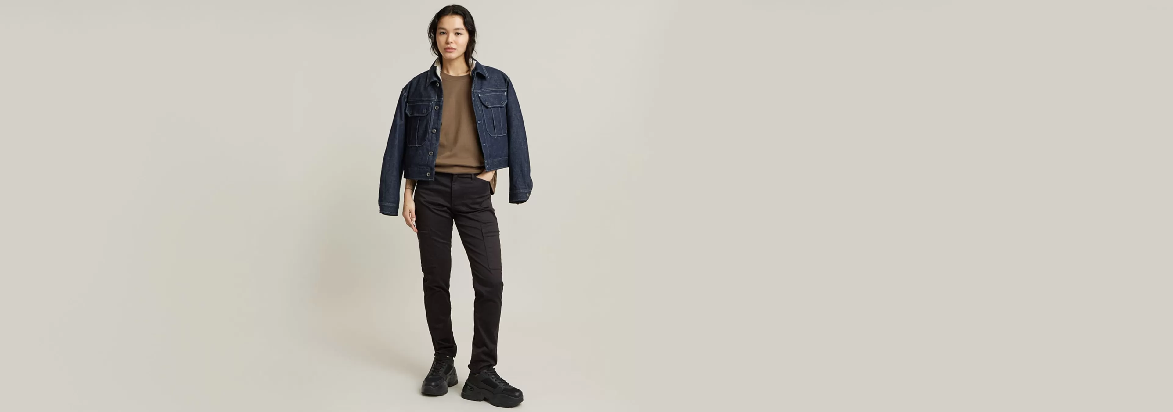 Shop G-Star Skinny Cargo Broek 2.0 dark black