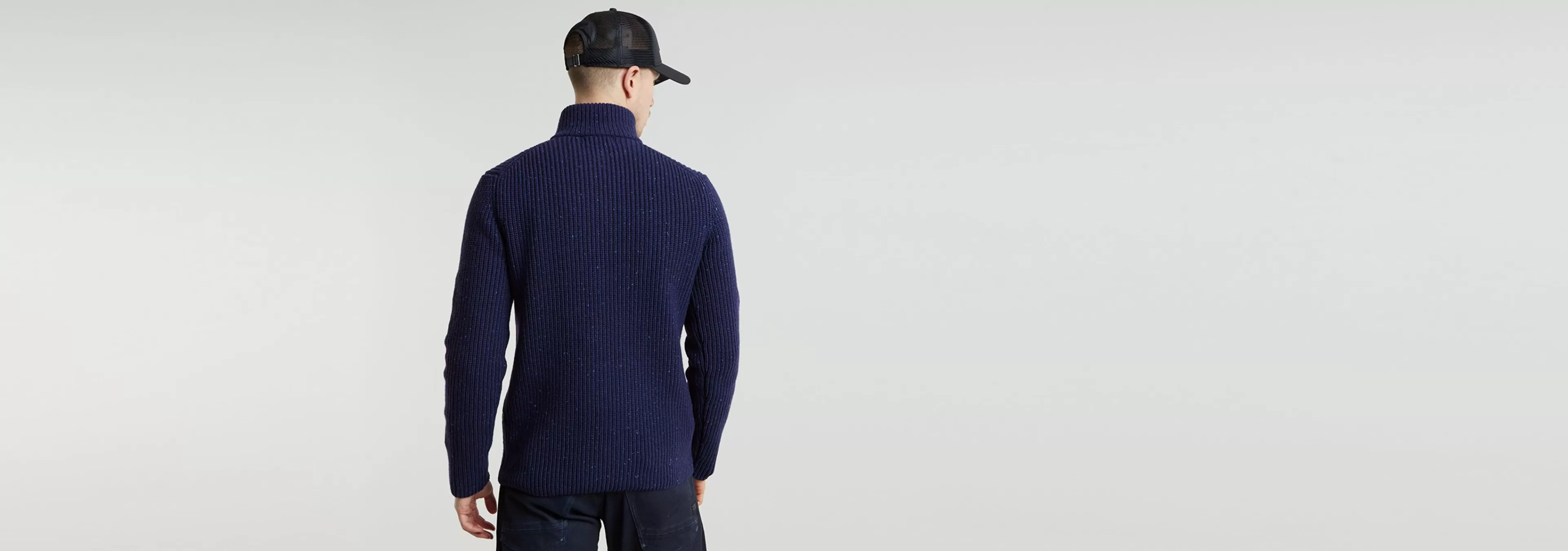 Discount G-Star Skipper Trui Double Collar imperial blue