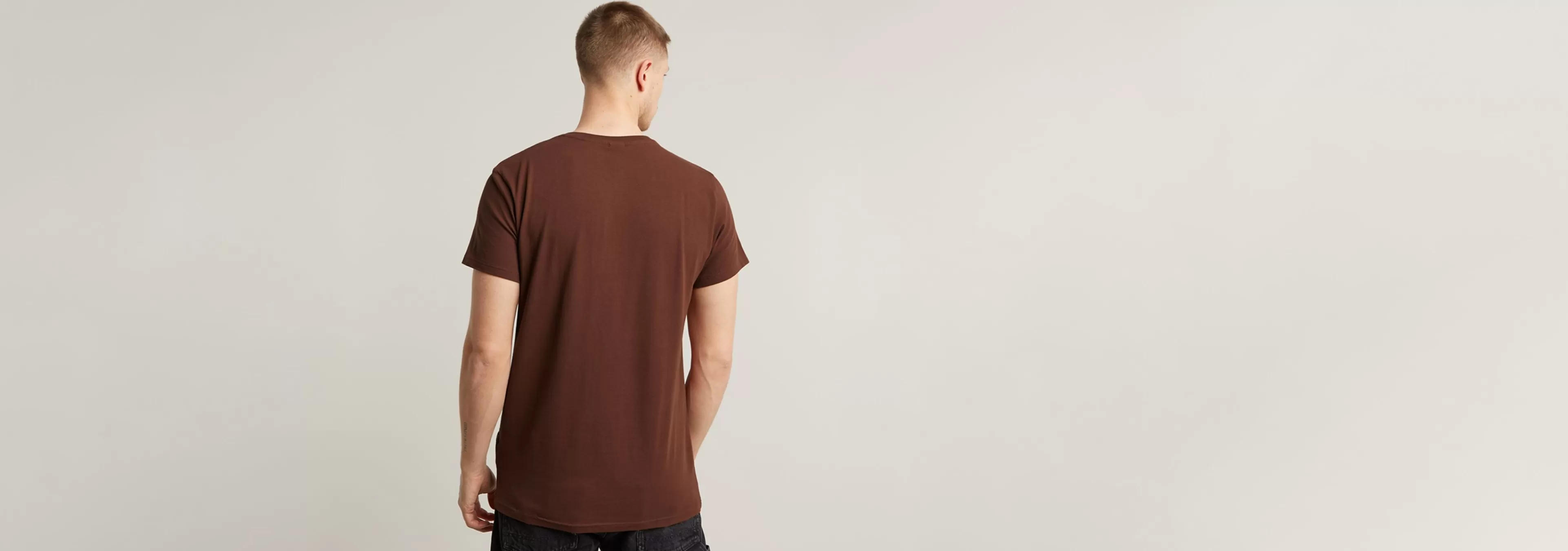 Outlet G-Star Slim Base T-Shirt Dark Plum