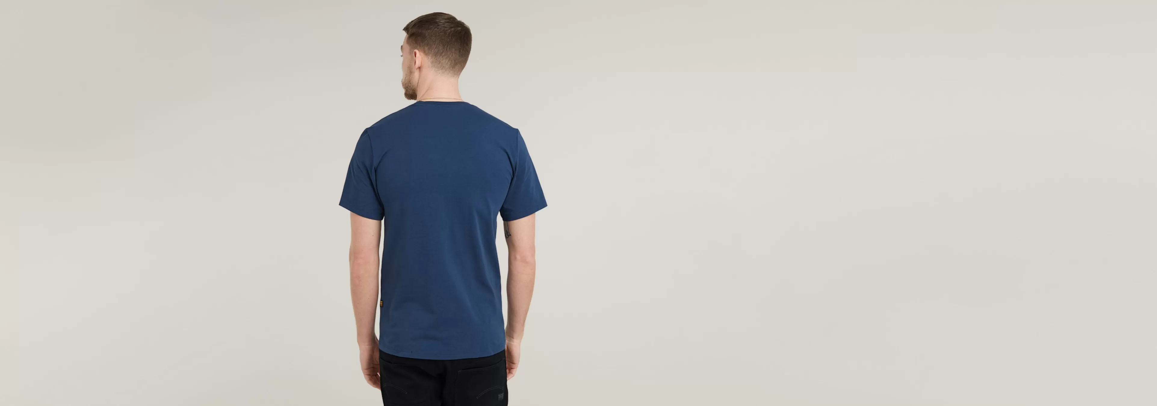 Store G-Star Slim Base T-Shirt dk sea blue