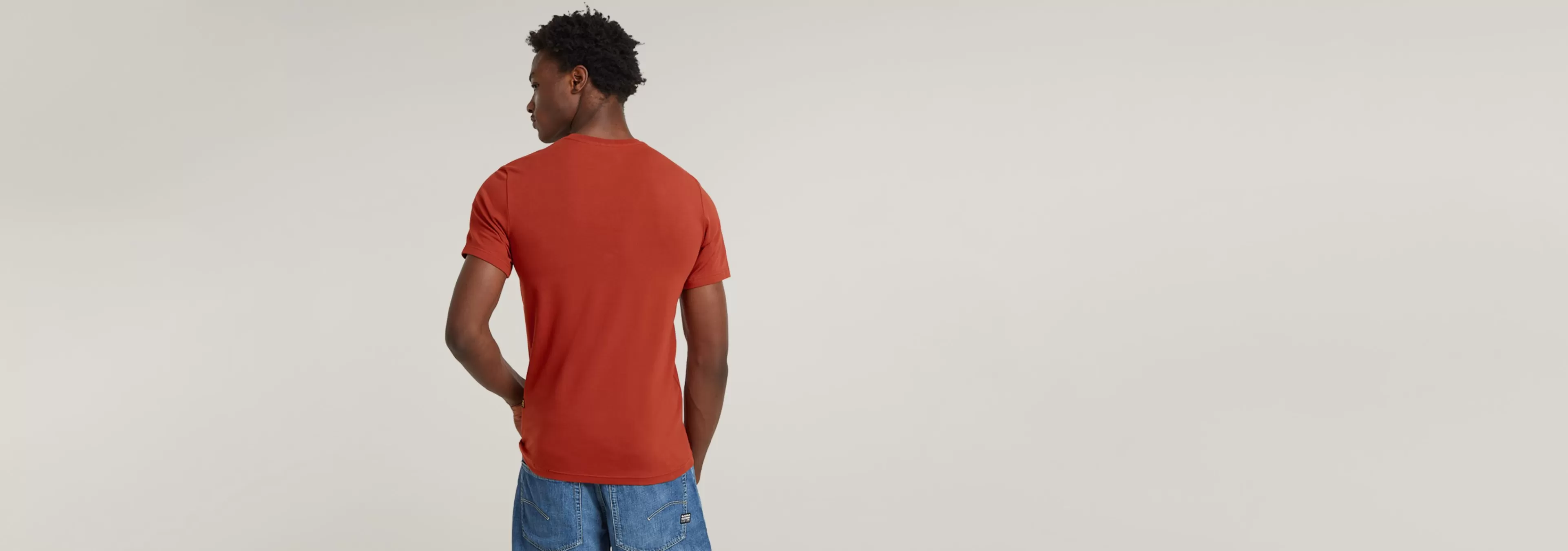 Store G-Star Slim Base T-Shirt rusty red