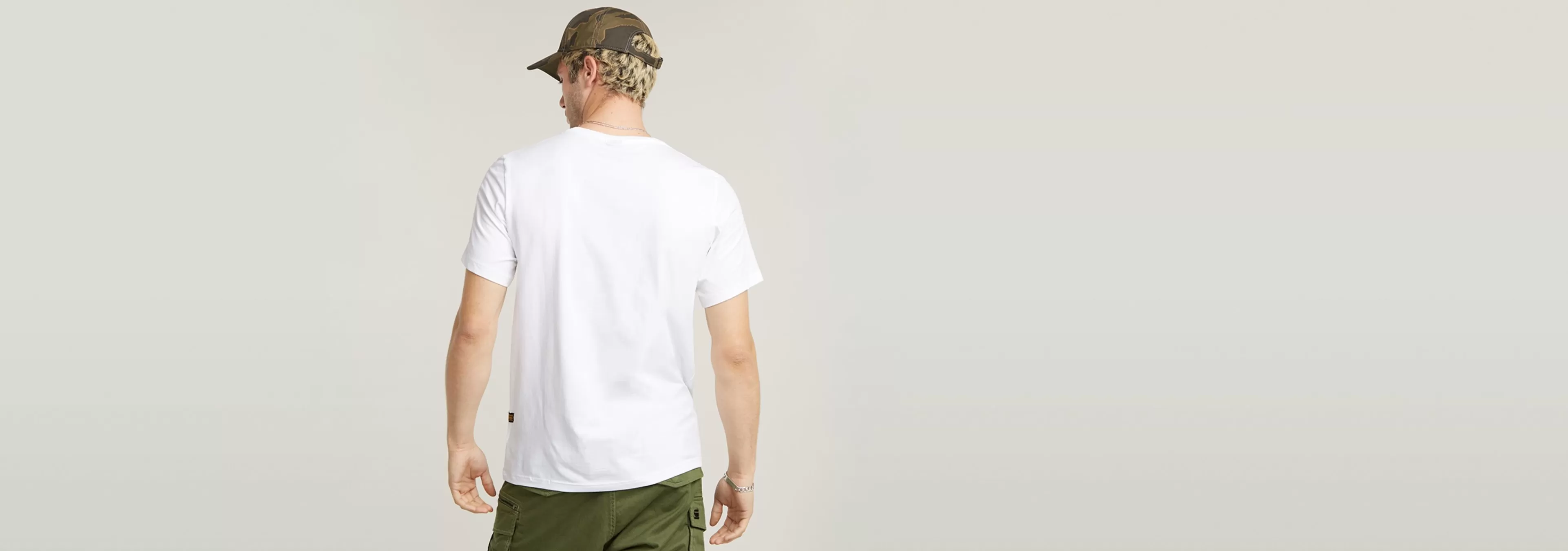 Discount G-Star Slim Base T-Shirt white