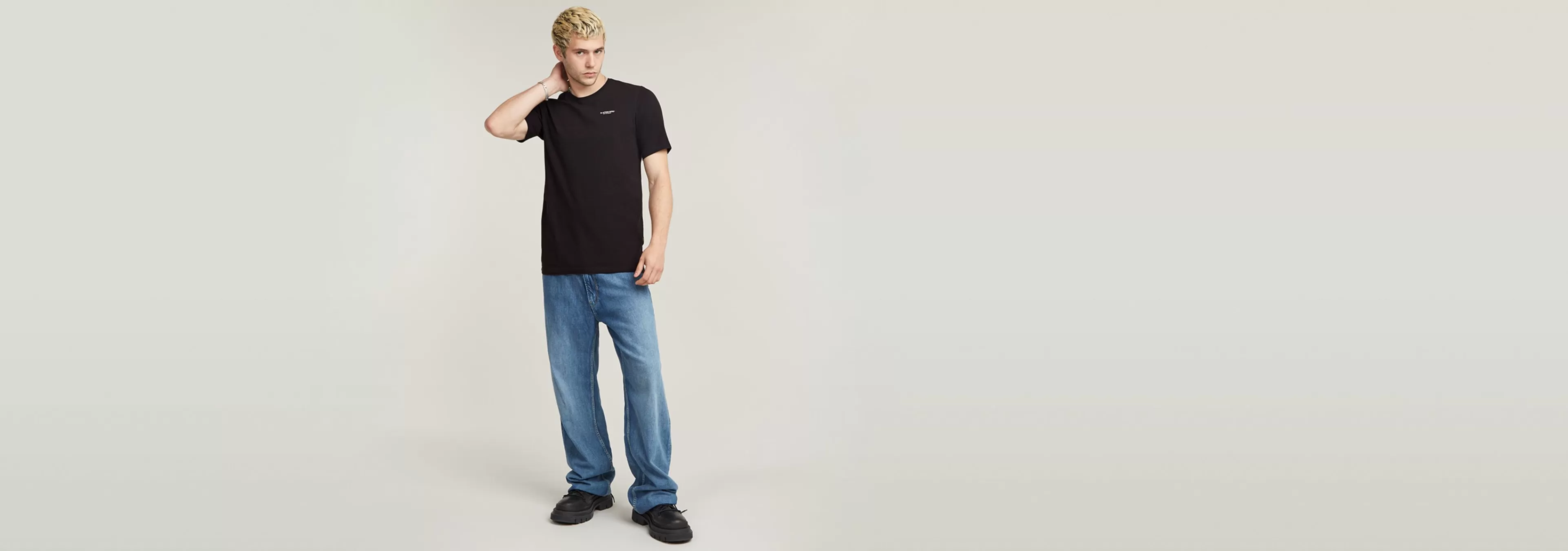 Best G-Star Slim Base T-Shirt dark black