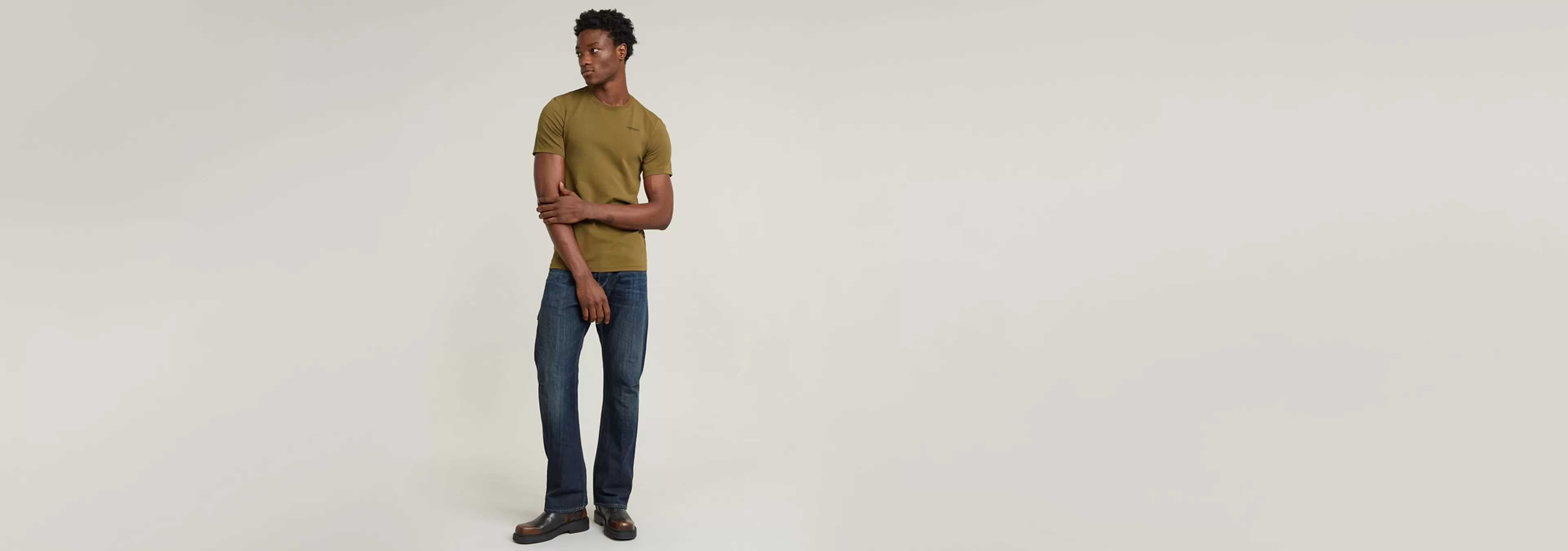Shop G-Star Slim Base T-Shirt Light Berber